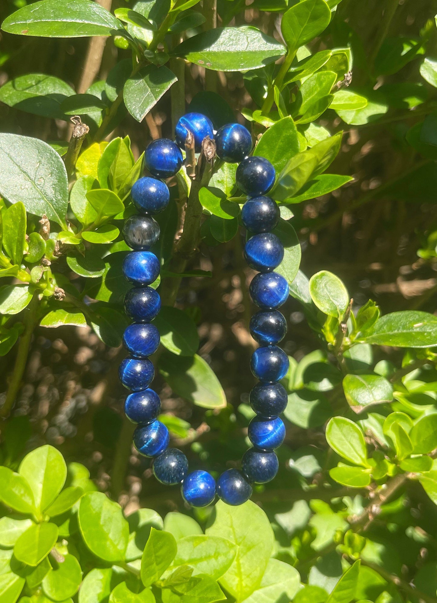 Dark Blue Tiger Eye Bracelet