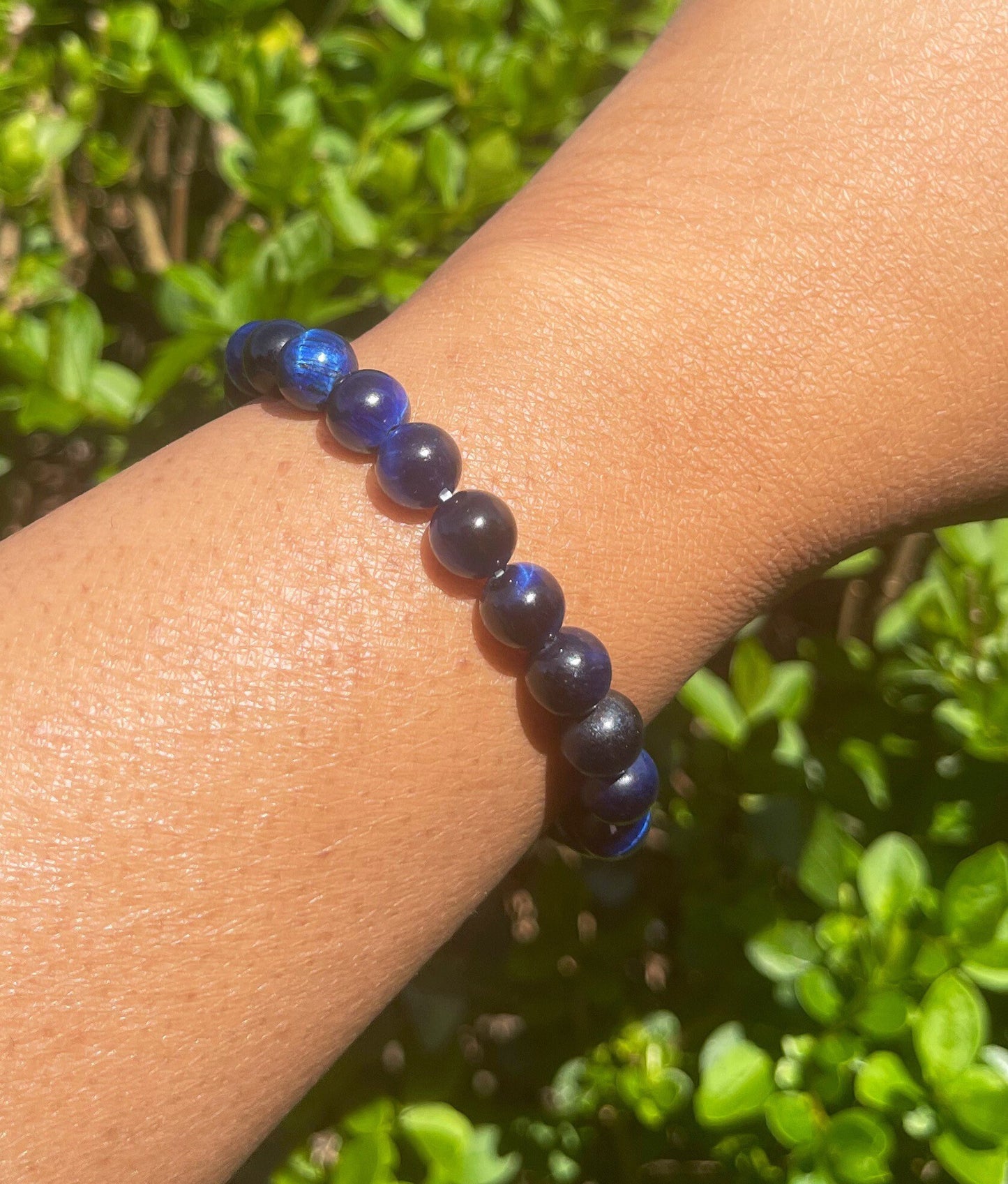 Dark Blue Tiger Eye Bracelet