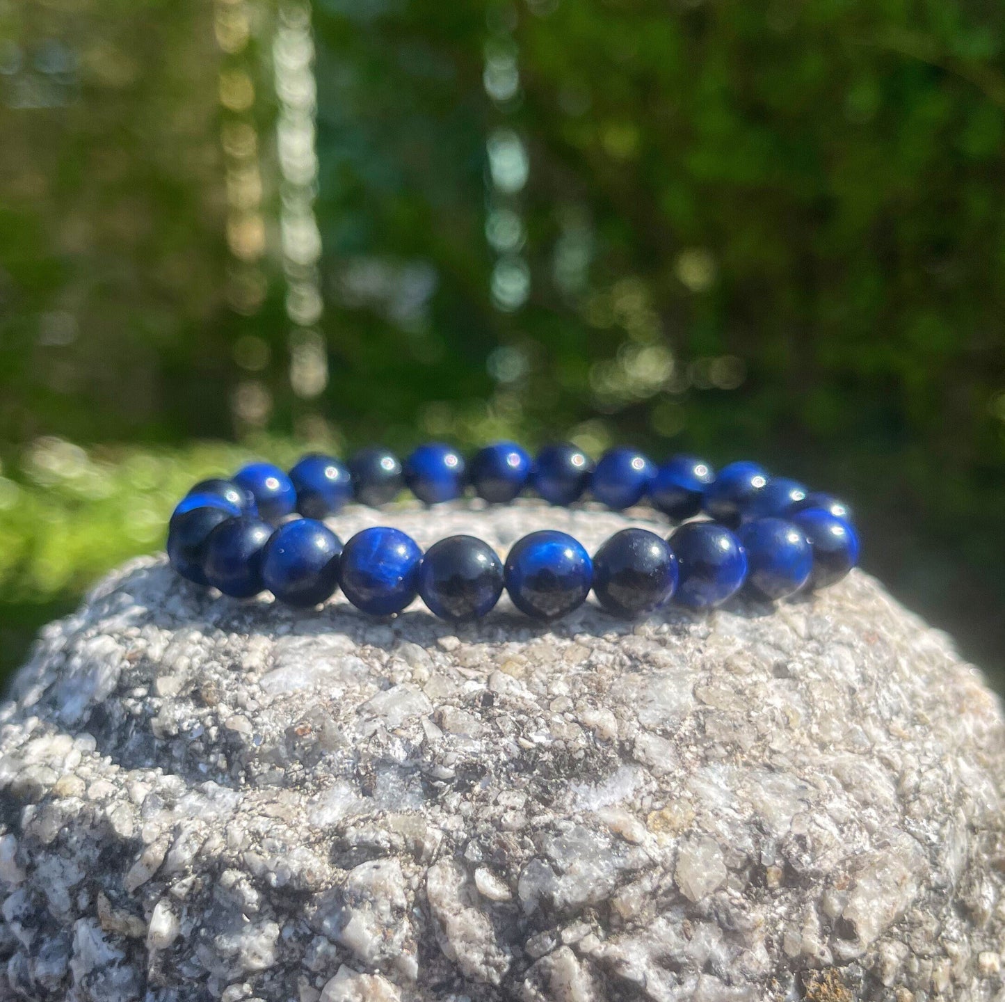 Dark Blue Tiger Eye Bracelet