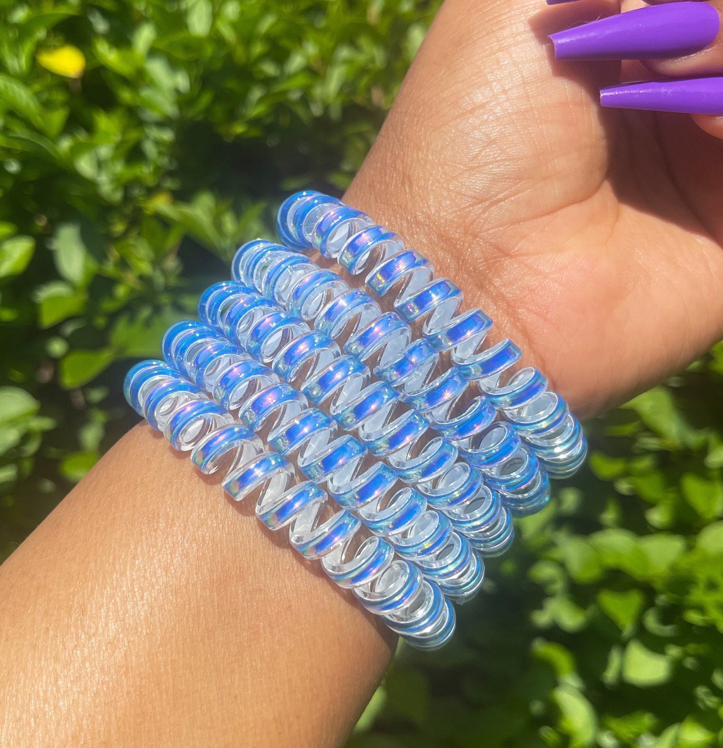 Dark Blue Stretchy Bracelet