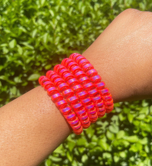 Hot Pink Stretchy Bracelet, Bracelets for Girls, Birthday Gifts, Pink Bracelets, Friendship Bracelets, Gifts for Her