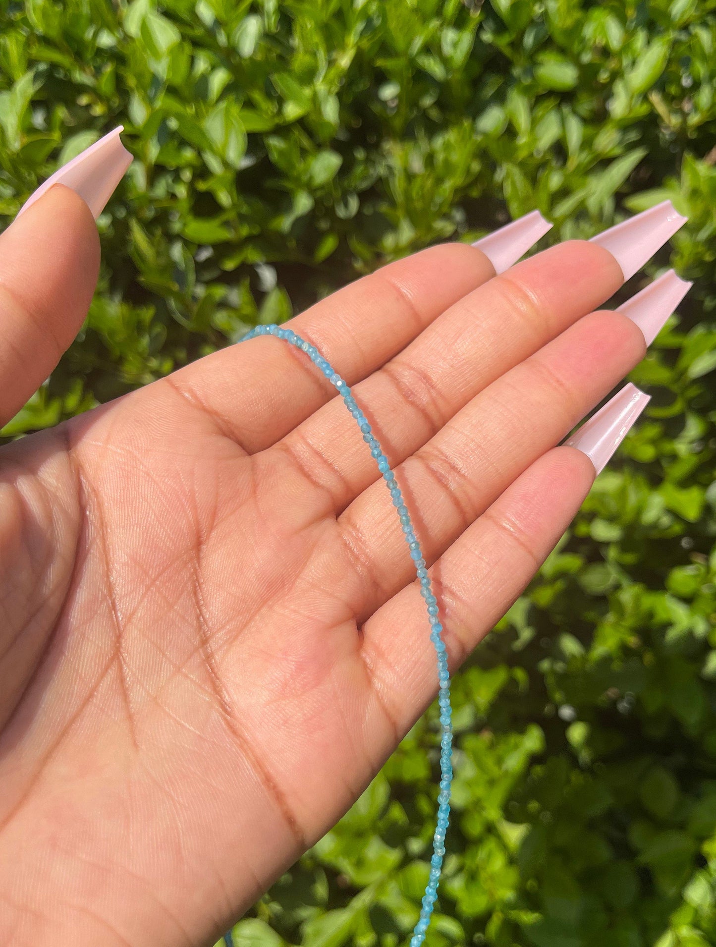 Blue Apatite Choker