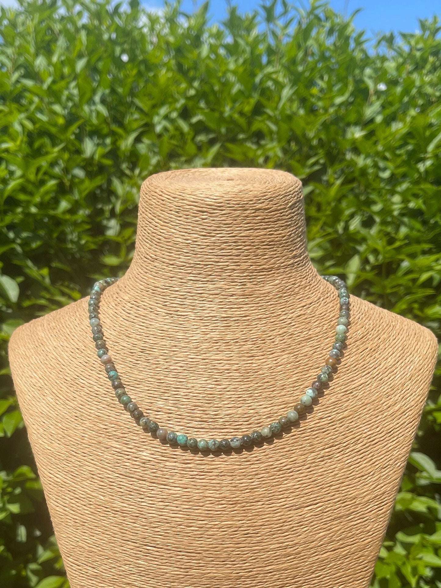 African Turquoise Choker