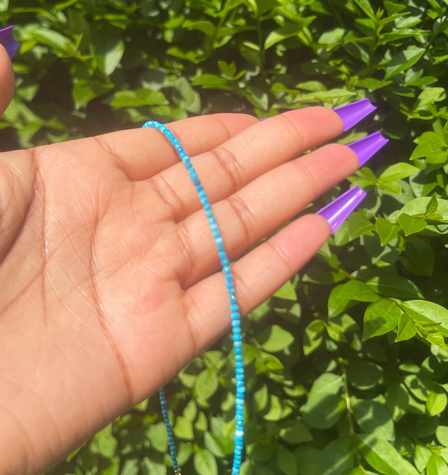 Blue Turquoise Choker