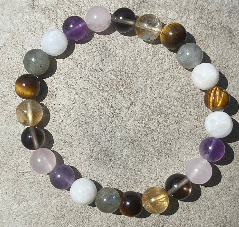 Hormonal Balance Support Bracelet, Healing Crystals, Gemstones, Natural Stones, Reiki Chakra, Meditation Yoga, Crystal Gifts, Gift for Her