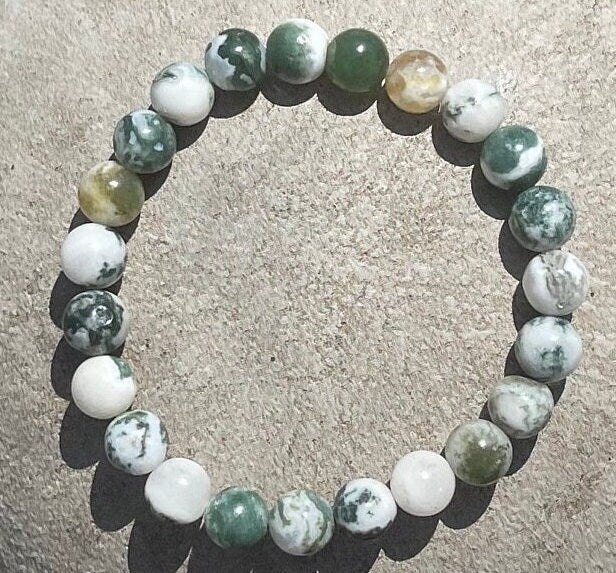 Tree Agate Bracelet