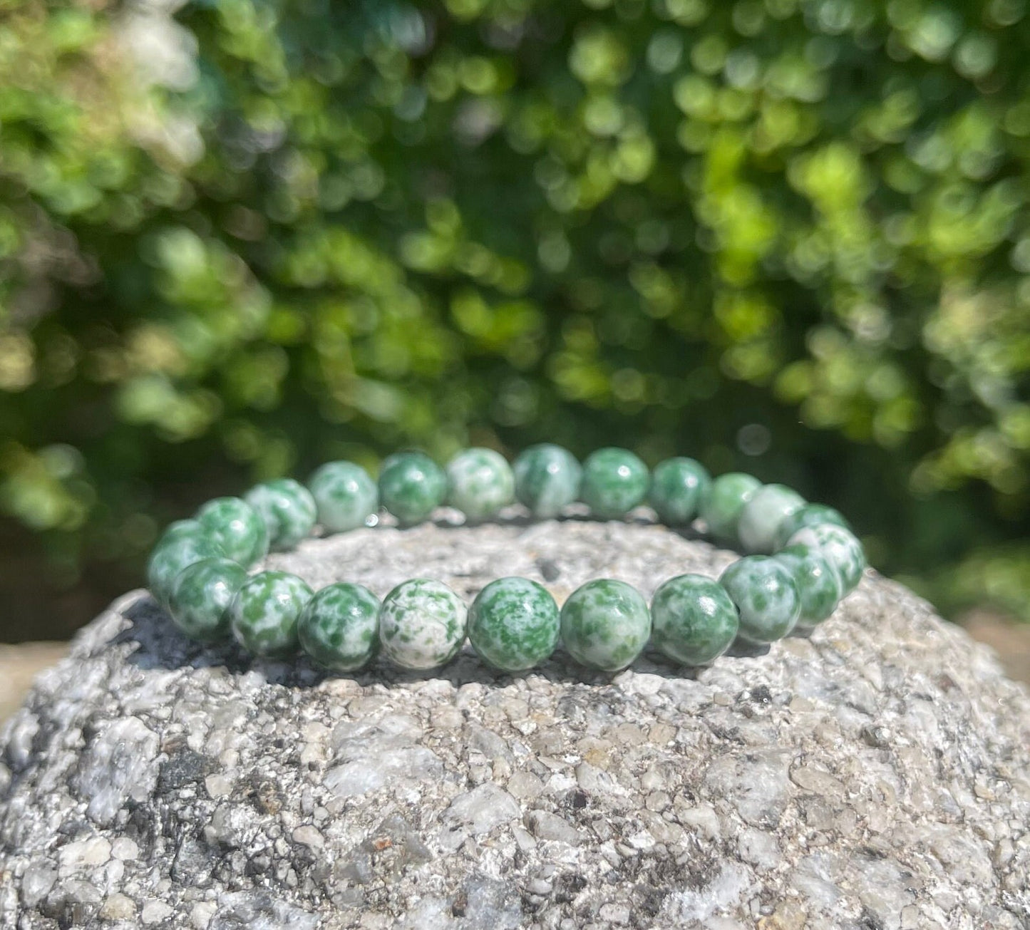 Green Spot Jasper Bracelet