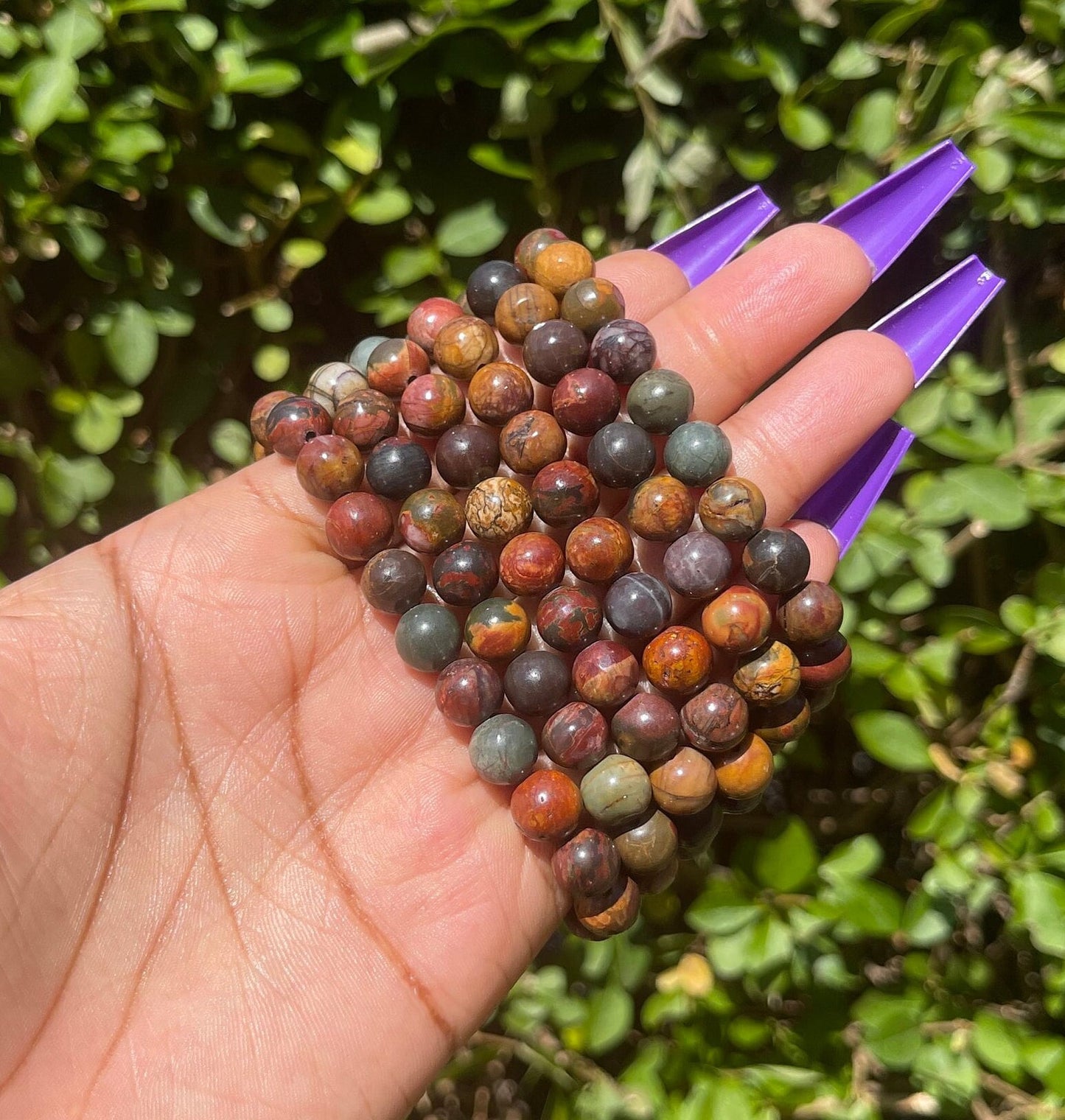 Red Picasso Jasper Bracelet, Natural Healing Stones, Chakra Crystal Gifts, Gemstone Bracelet, Men Bracelet, Women Bracelet, Handmade Jewelry