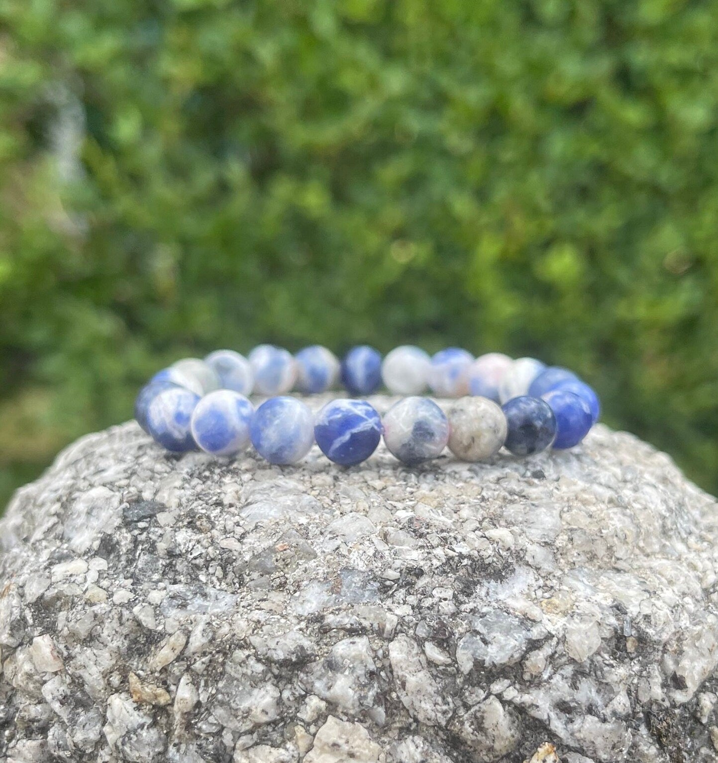 Sodalite Bracelet, Crystal Bracelet, Gemstone Bracelet, Healing Crystals, Crystal Jewellery, Chakra Bracelet, Handmade Healing Bracelets