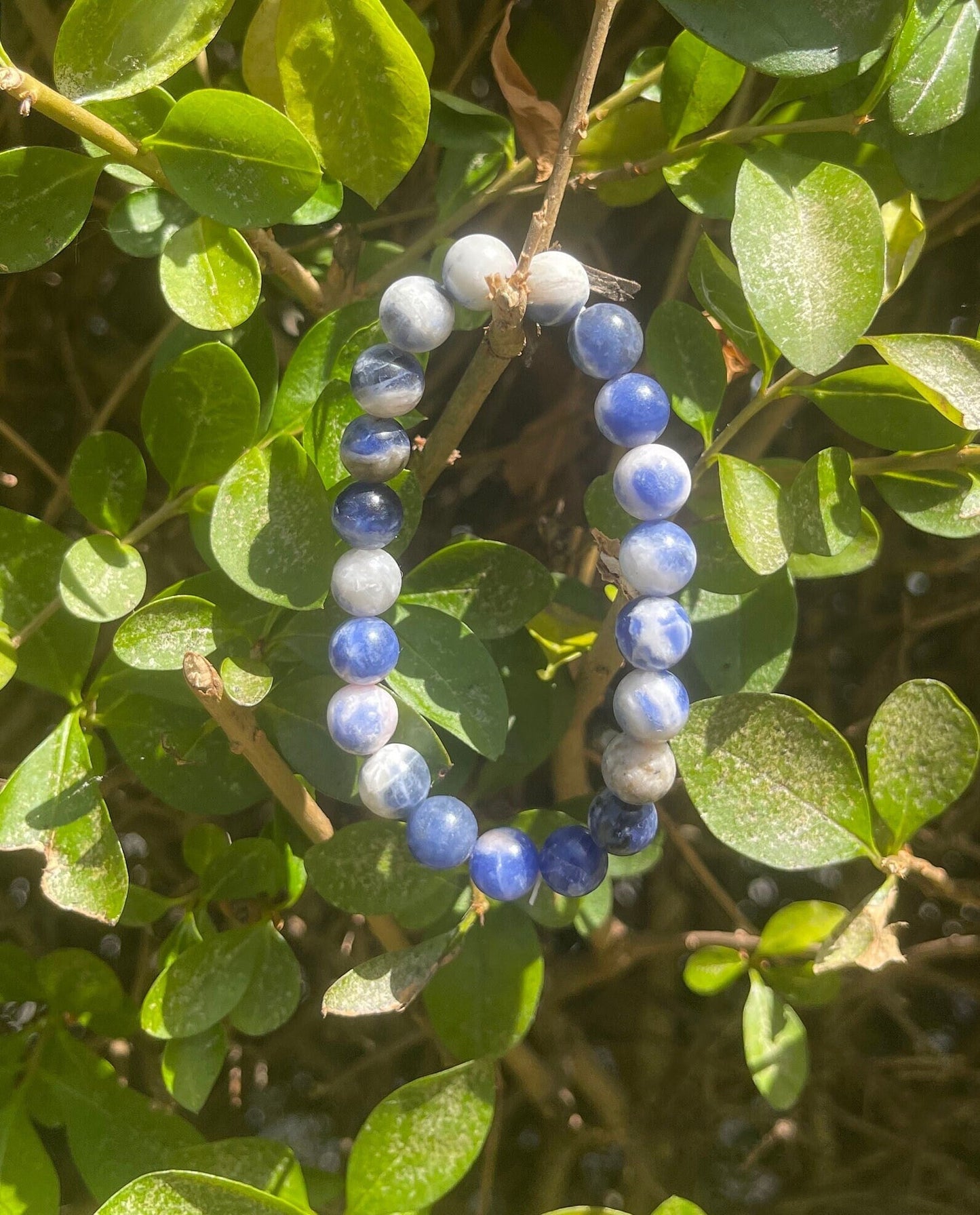 Sodalite Bracelet, Crystal Bracelet, Gemstone Bracelet, Healing Crystals, Crystal Jewellery, Chakra Bracelet, Handmade Healing Bracelets