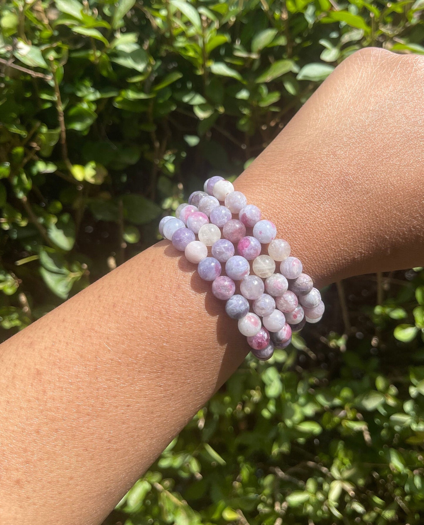 Pink Tourmaline Bracelet, Chakra Healing Crystals, Beaded Bracelet, Emotional Healing, Natural Gemstones, Beads Jewellery, Mum Gift