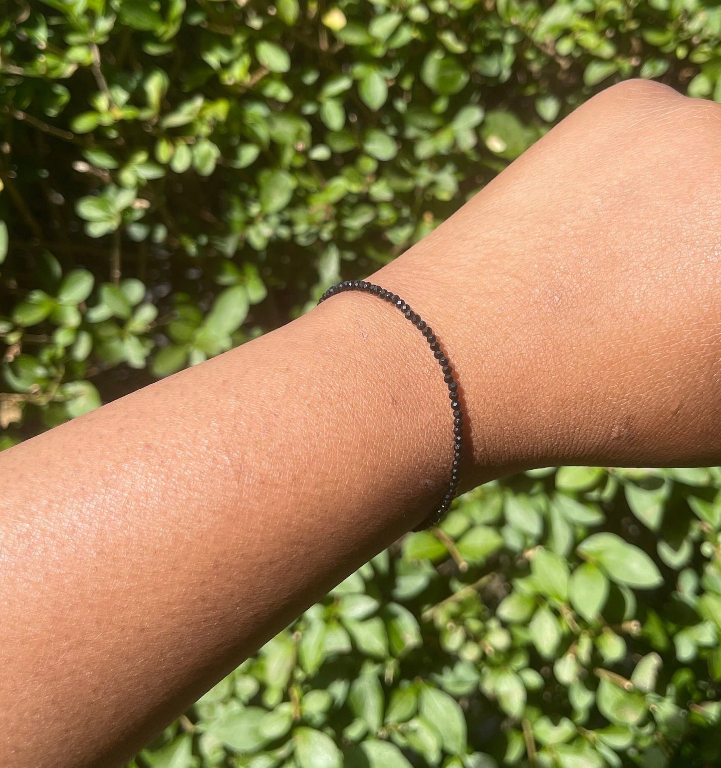 Black Tourmaline Adjustable Bracelet