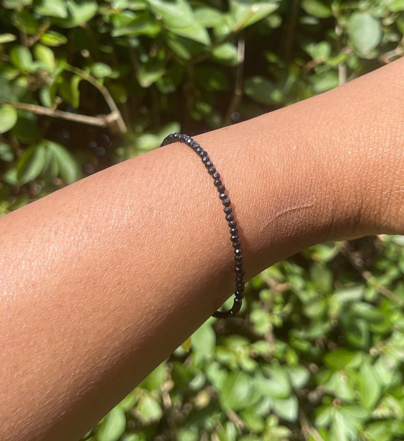 Black Tourmaline Adjustable Bracelet