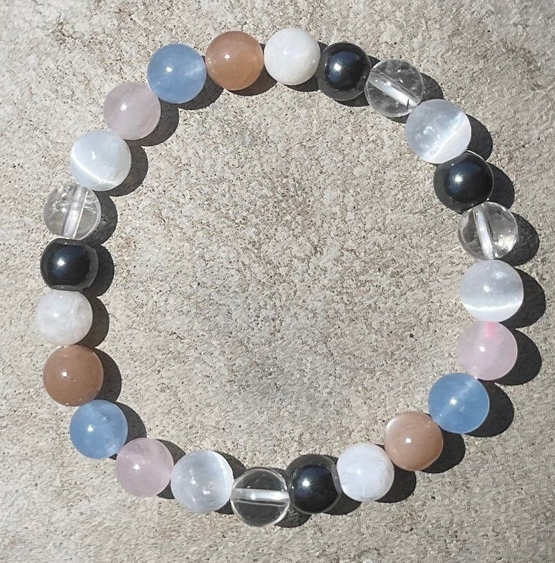 Spiritual Guidance Bracelet, Healing Crystals, Reiki Chakra, Power Up your Intuition, Meditation Yoga Bracelet, Gemstones, Spiritual Gifts