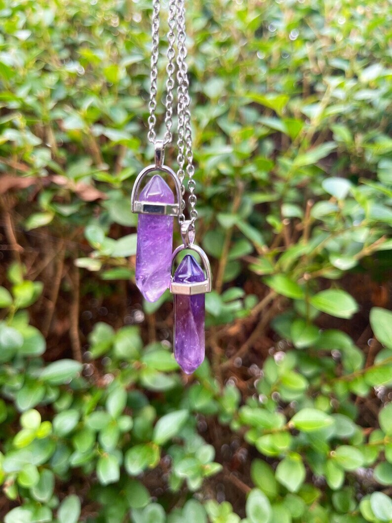 Amethyst Pendant Necklace