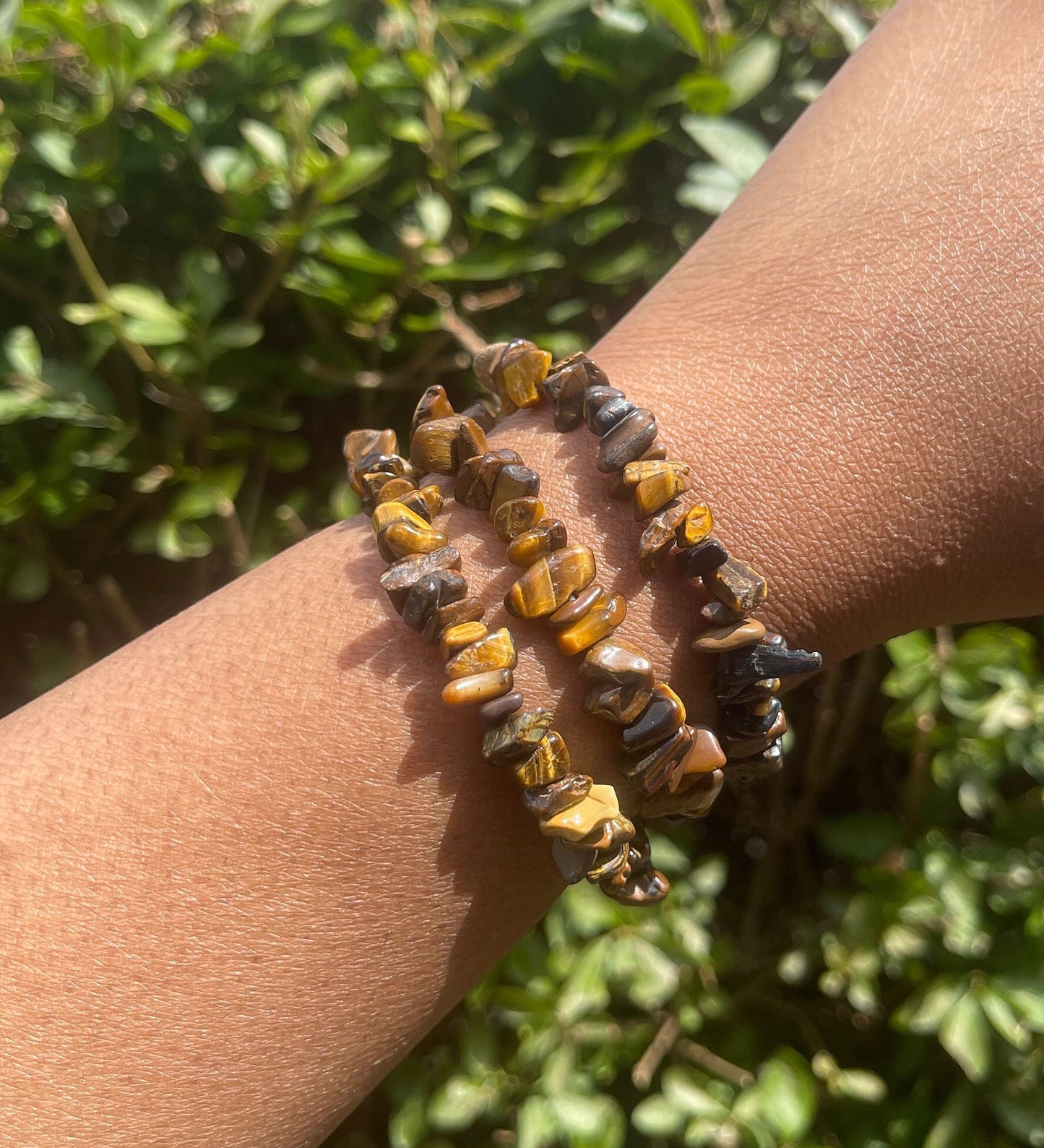 Tiger Eye Chip Bracelet