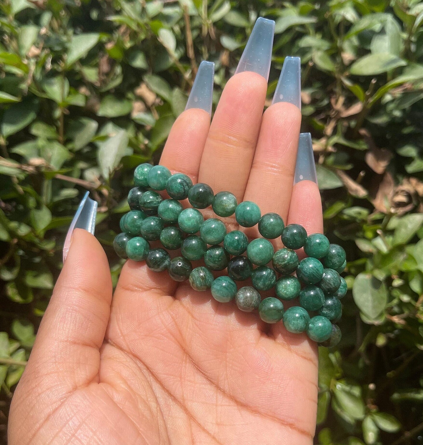 Fuchsite Green Mica Bracelet