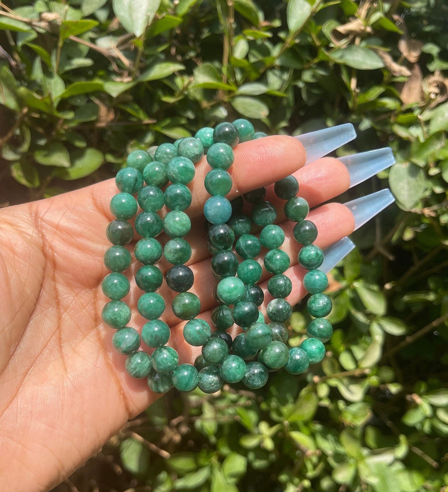 Fuchsite Green Mica Bracelet