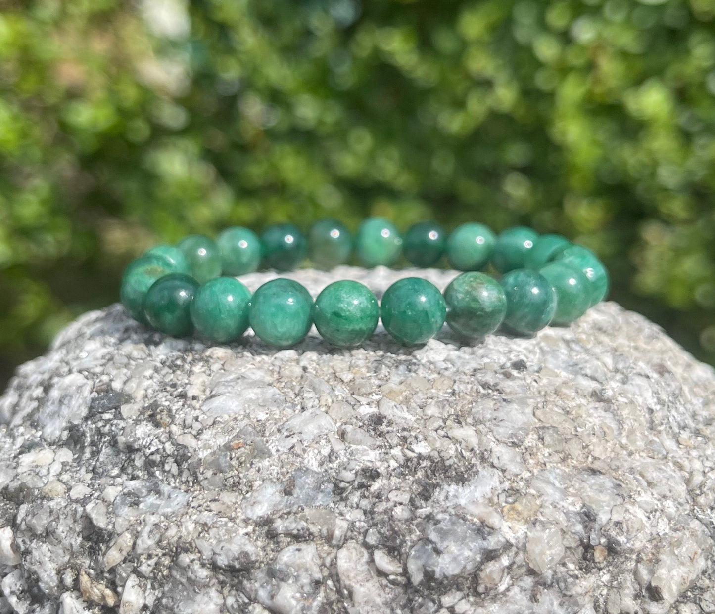 Fuchsite Green Mica Bracelet