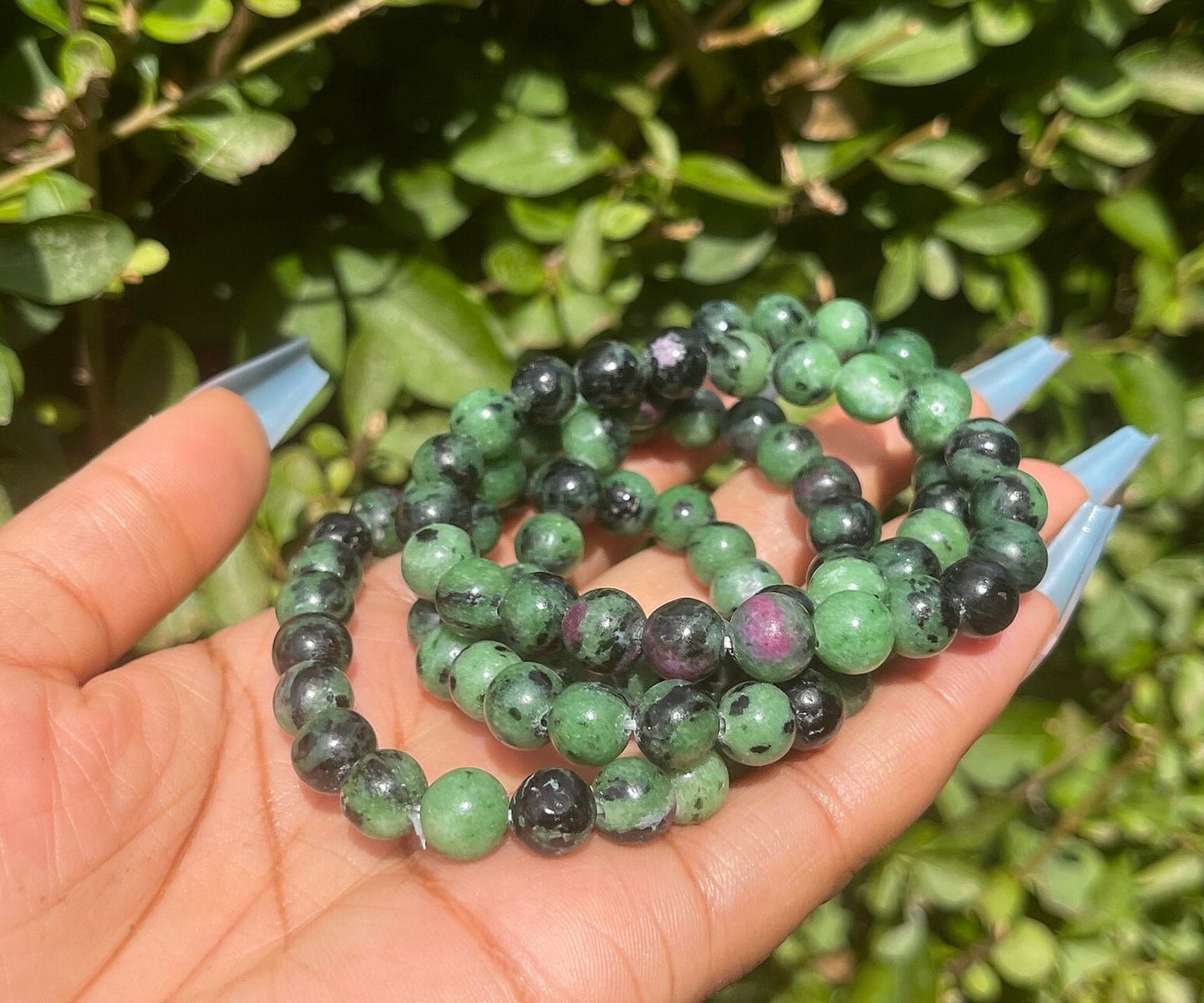 Ruby Zoisite Bracelet