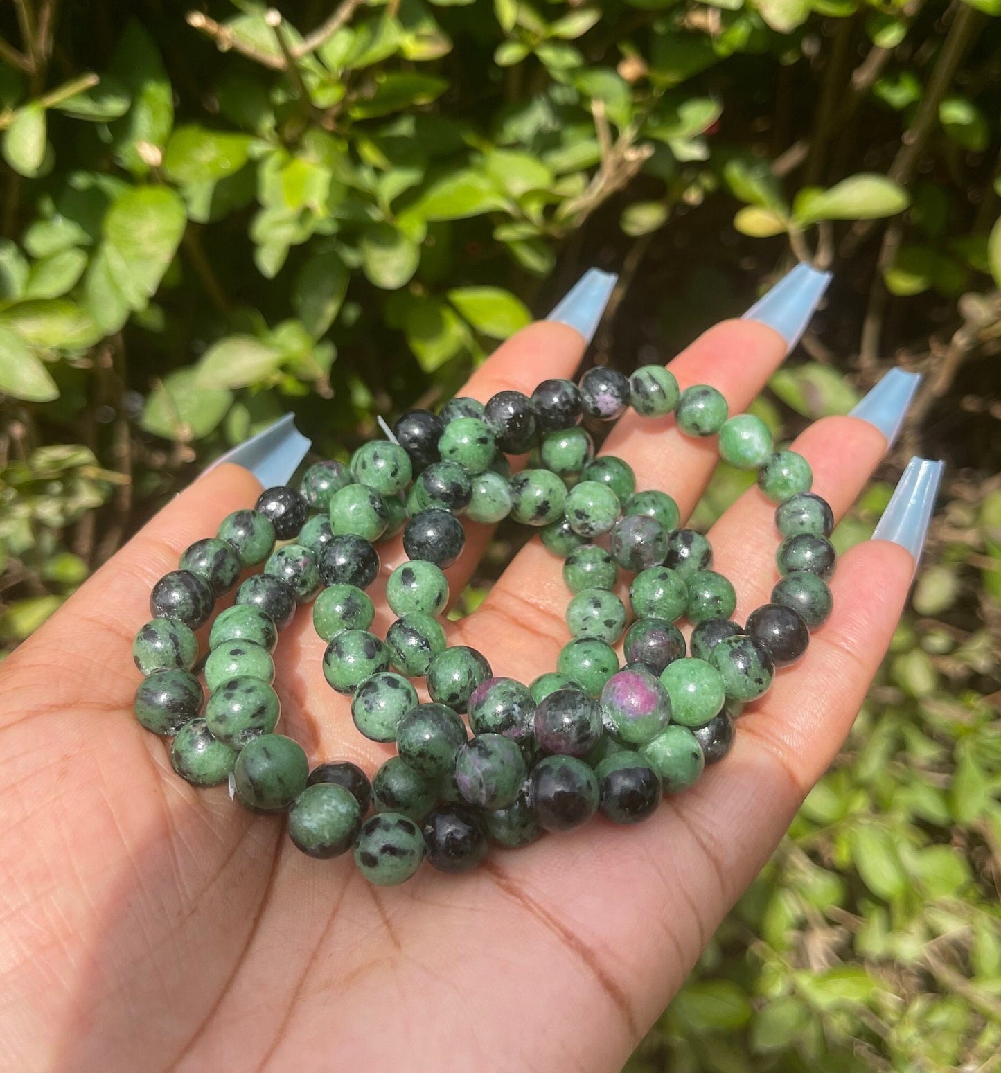 Ruby Zoisite Bracelet