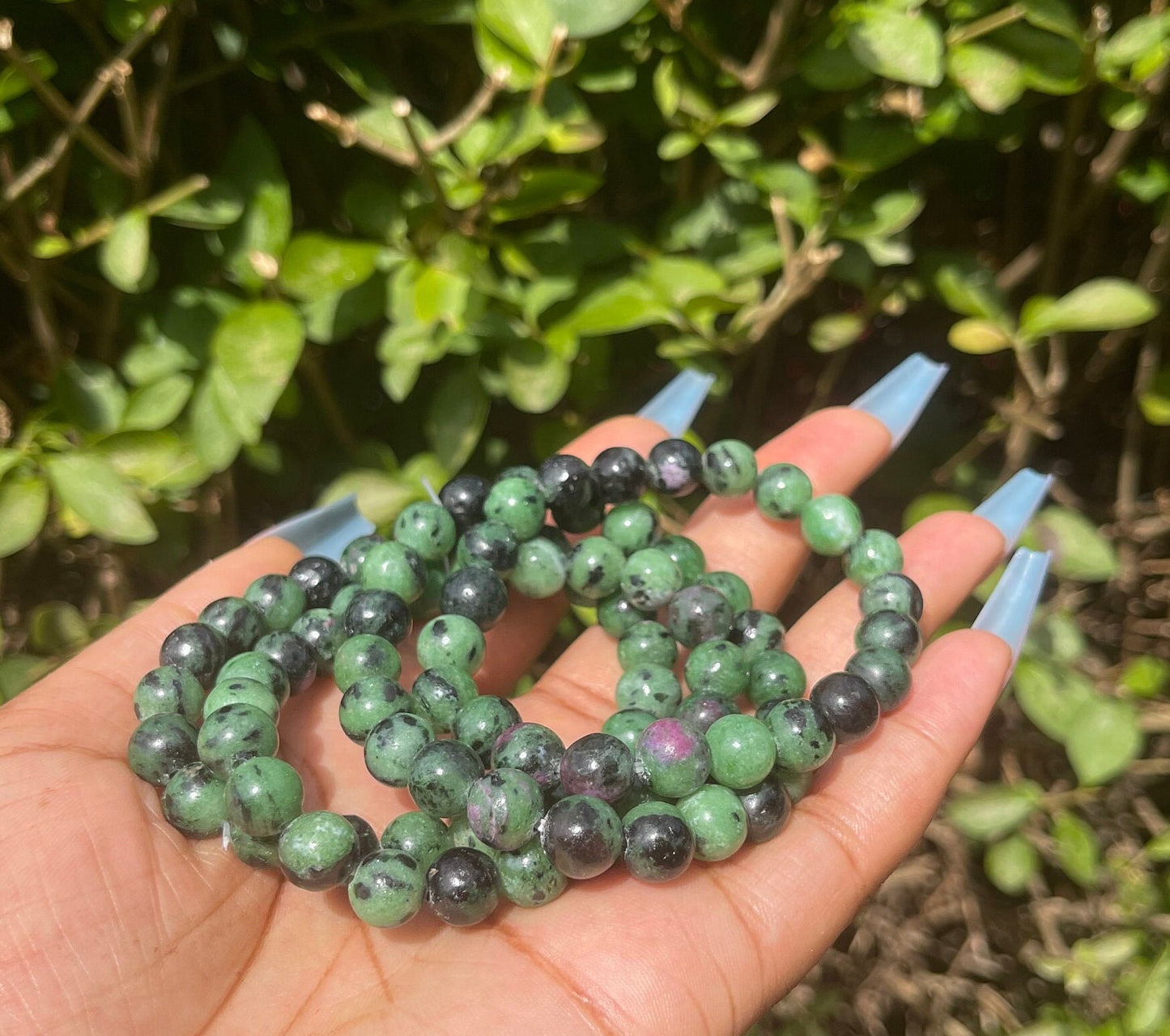 Ruby Zoisite Bracelet