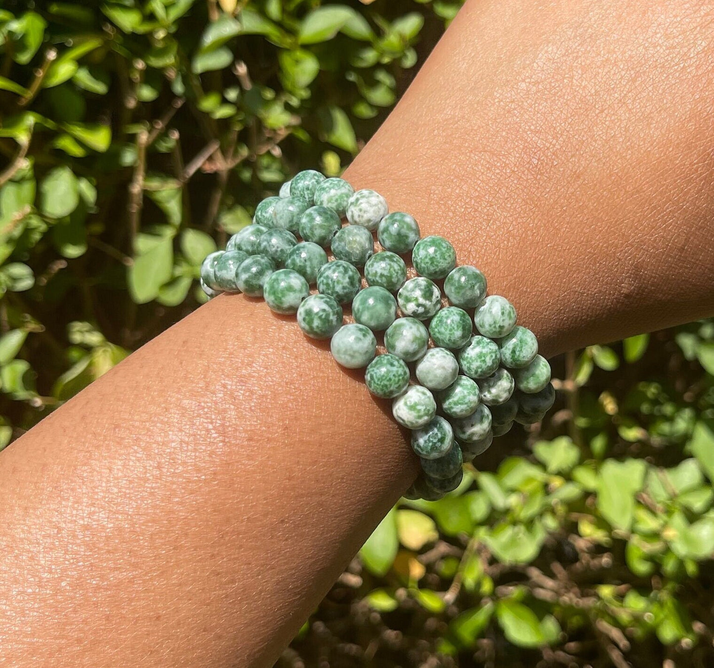 Green Spot Jasper Bracelet