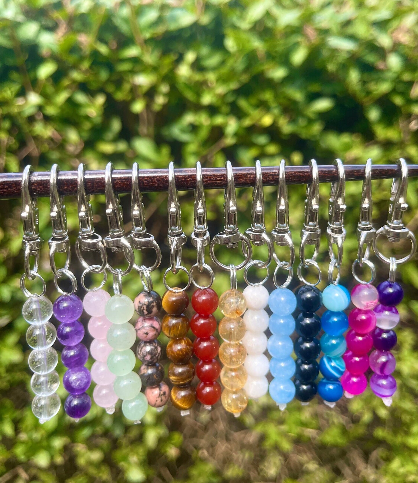 Crystal Beaded Key Chains