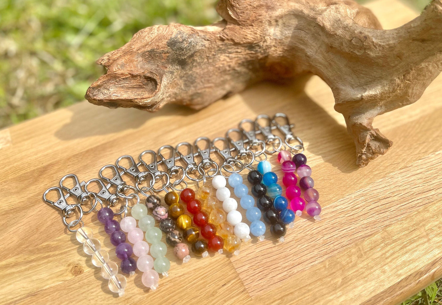 Crystal Beaded Key Chains