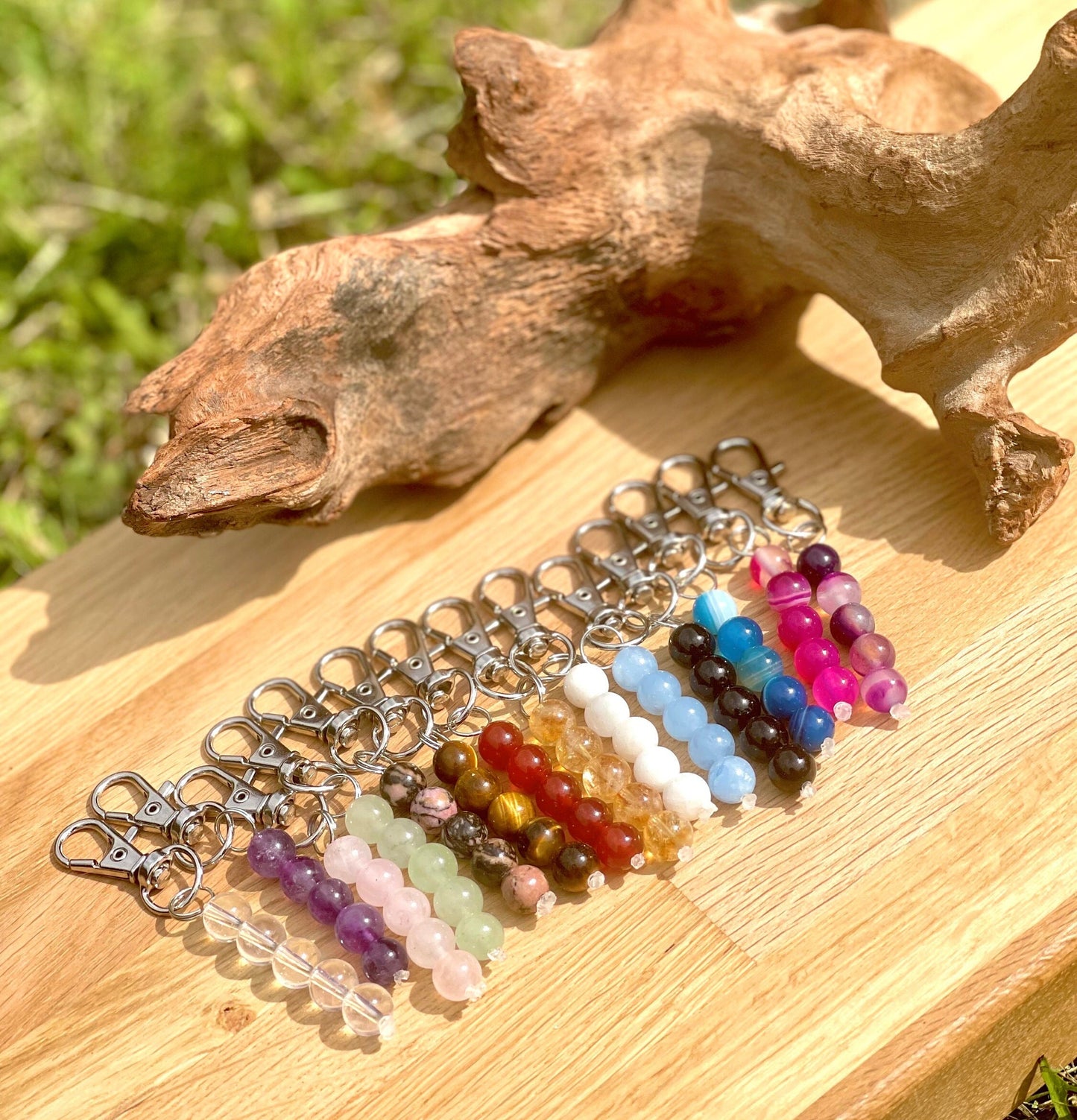 Crystal Beaded Key Chains