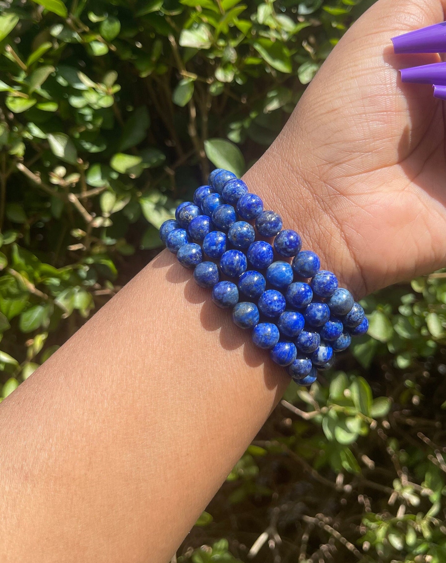 Rare Lapis Lazuli Bracelet, Healing Crystals, Meditation Yoga, Energy, High Quality, Handmade Jewelry, Gemstone Blue Reiki Chakra Bracelet