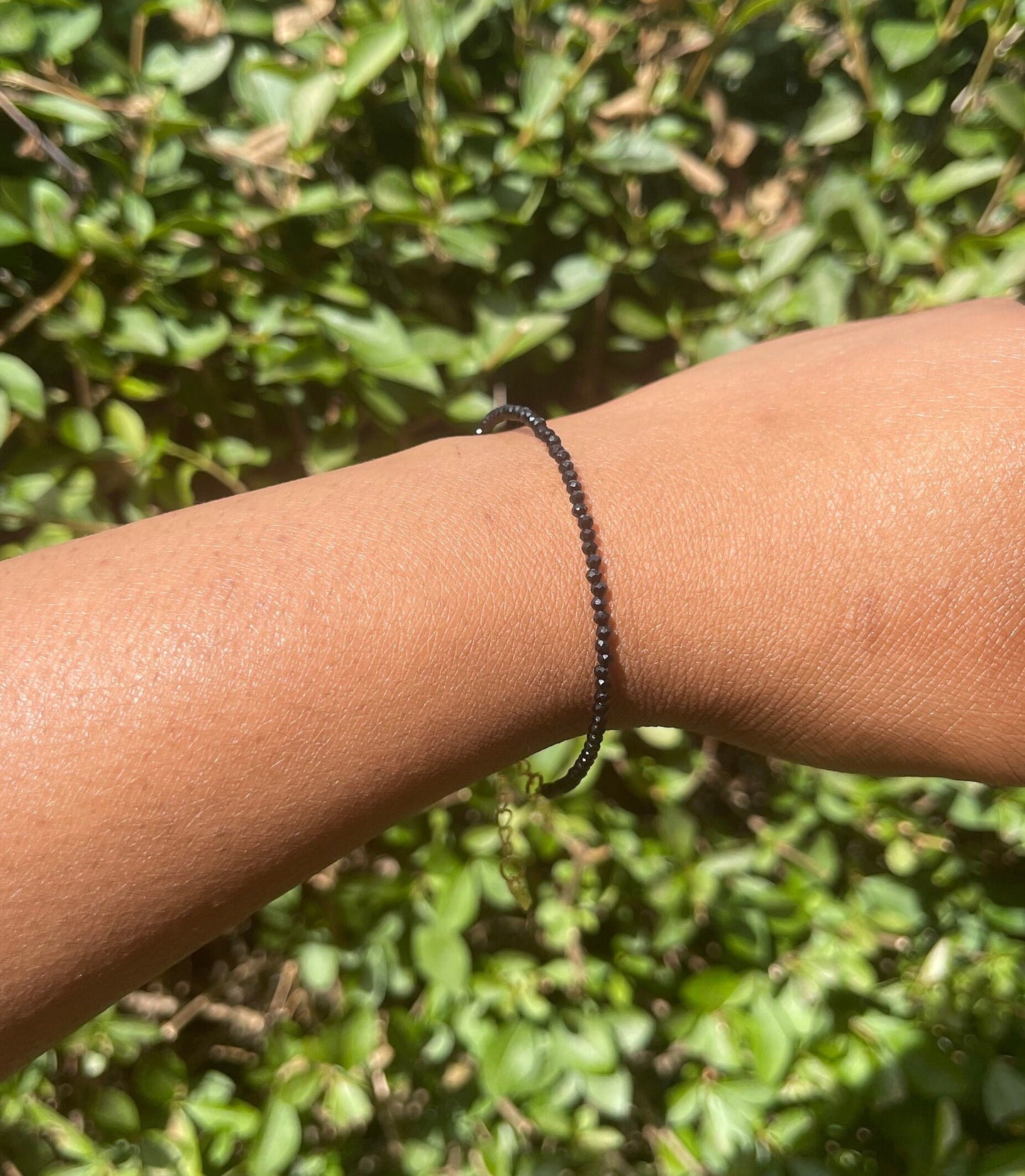 Black Tourmaline Adjustable Bracelet