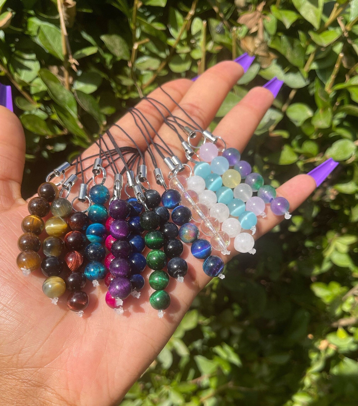 Crystal Beaded Phone Chain