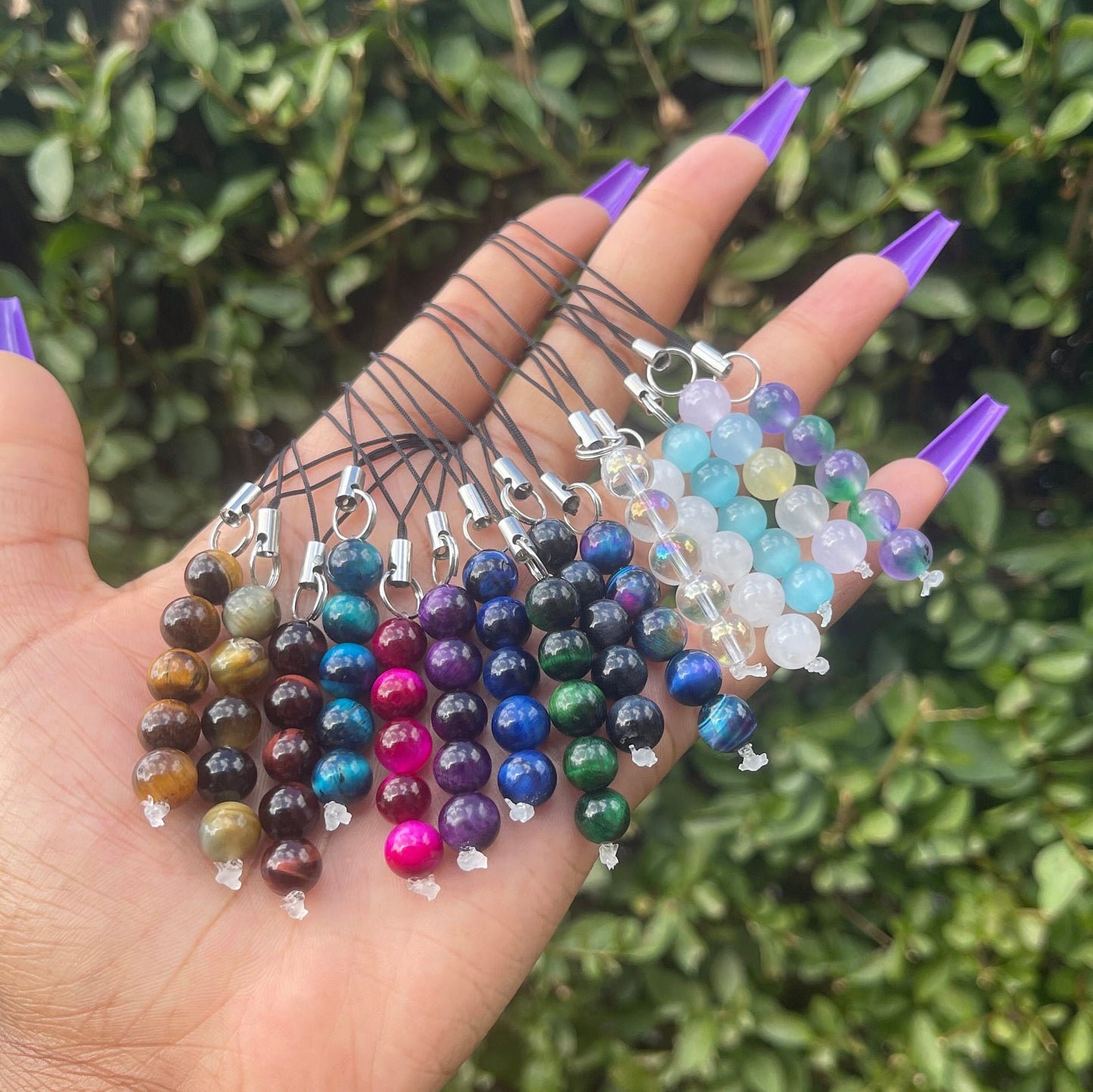 Crystal Beaded Phone Chain