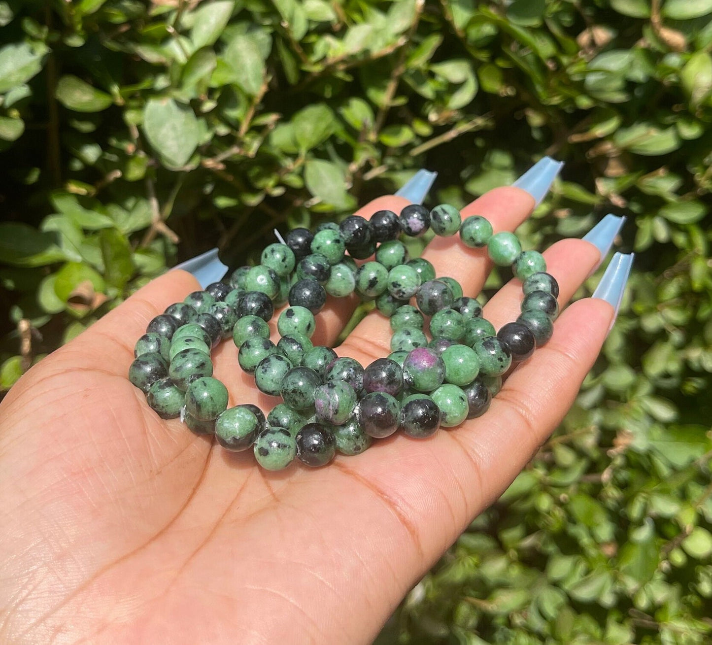 Ruby Zoisite Bracelet