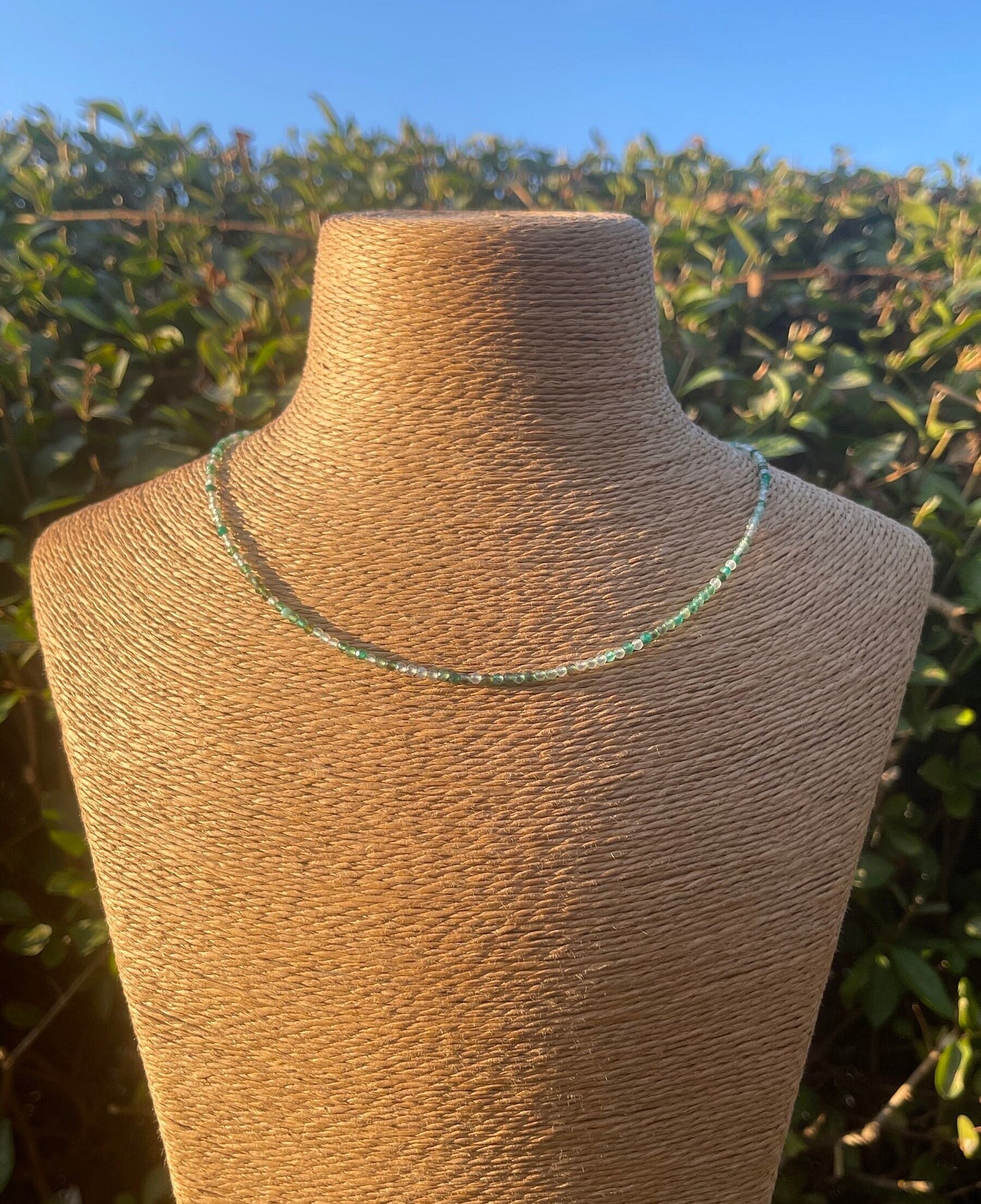 Green Agate Choker