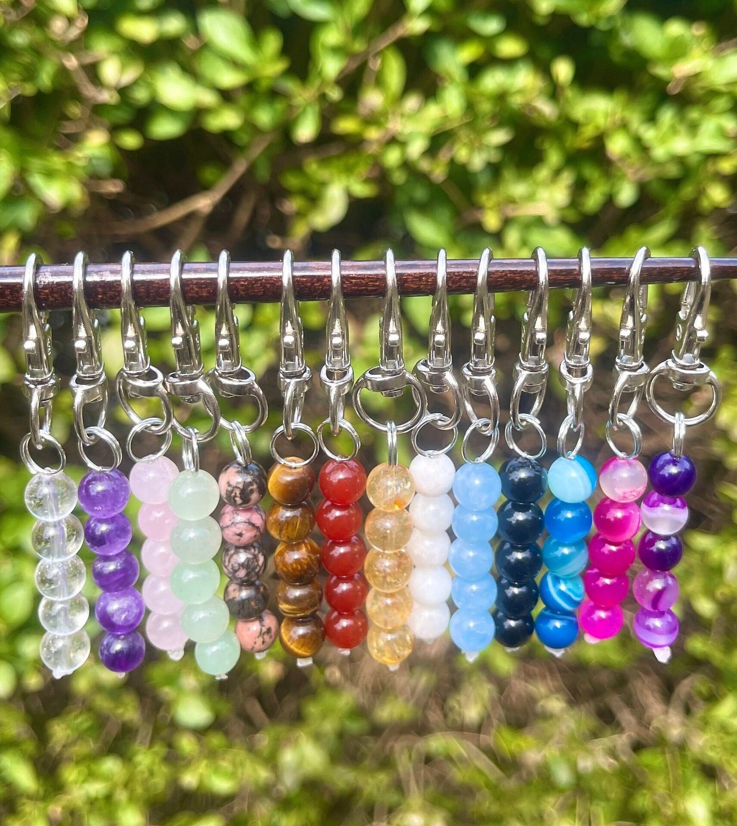 Crystal Beaded Key Chains