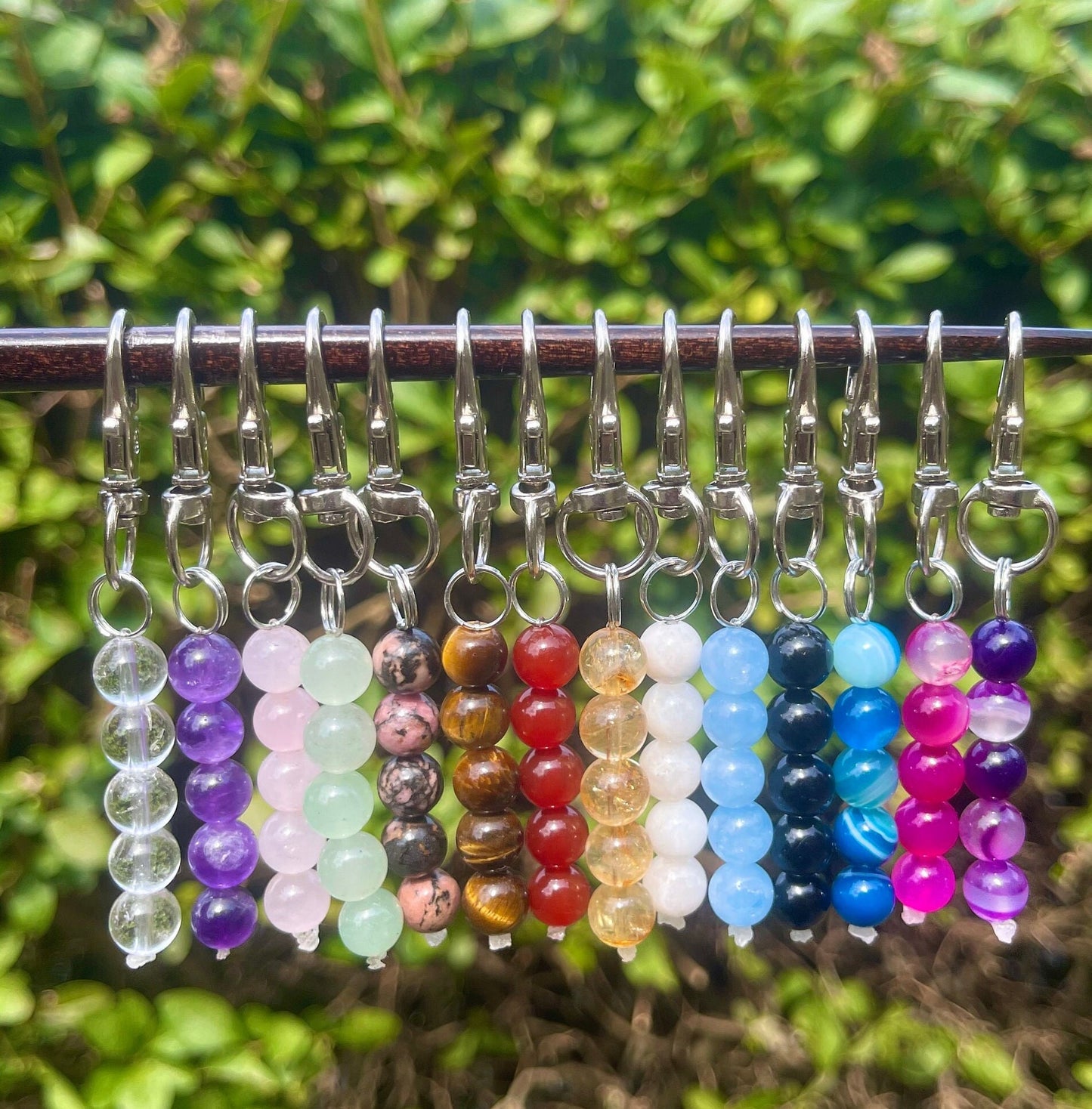 Crystal Beaded Key Chains