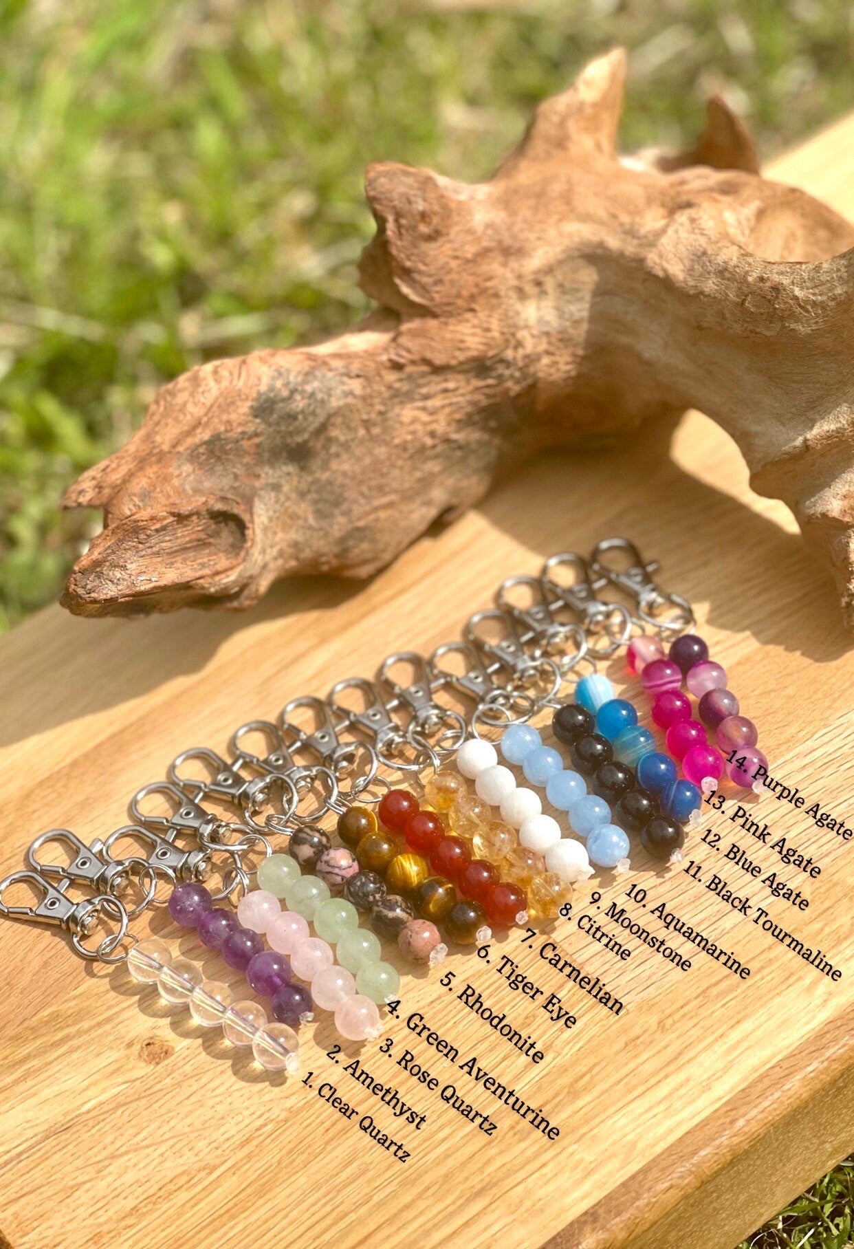 Crystal Beaded Key Chains