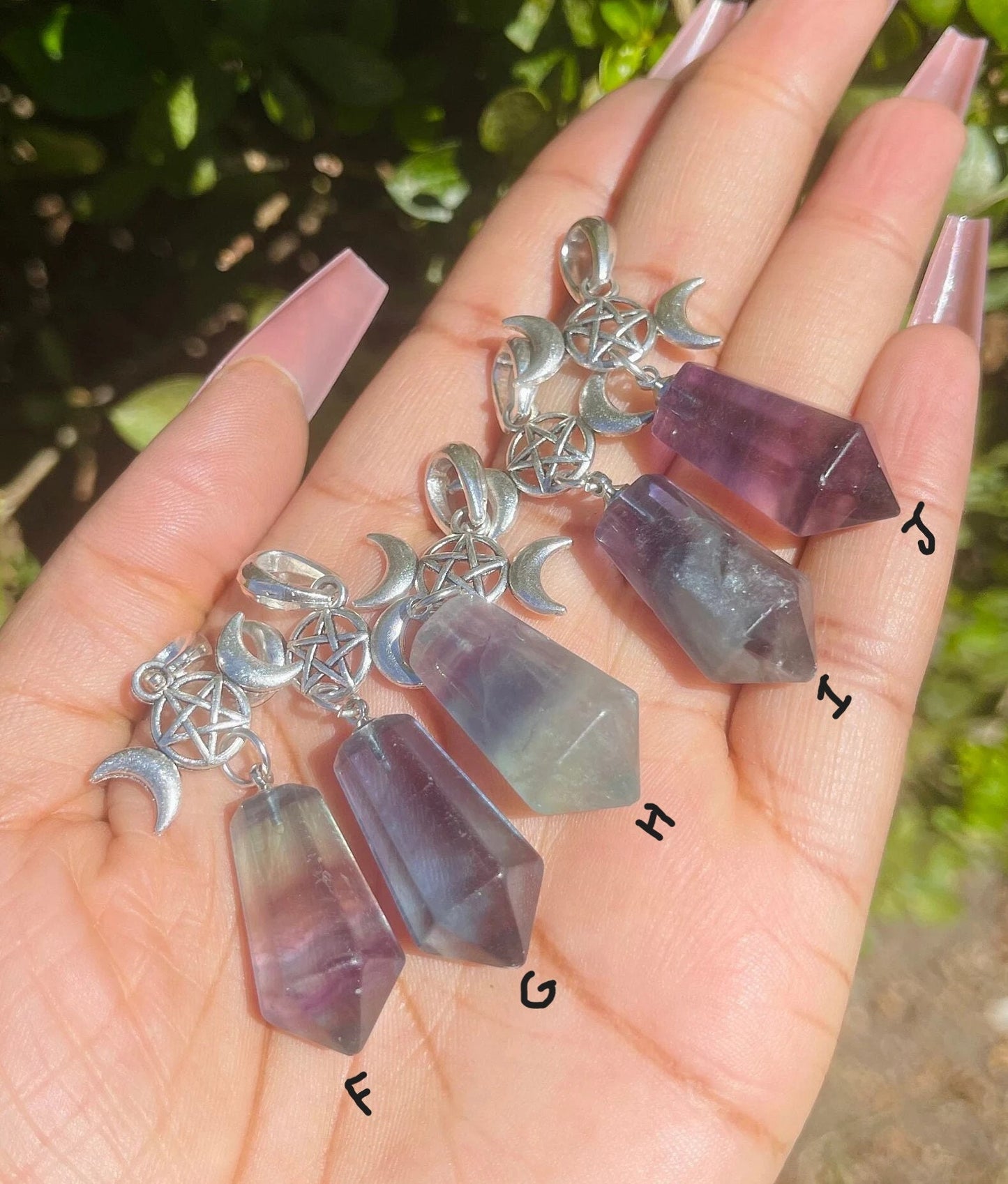 Fluorite Pendant Necklace