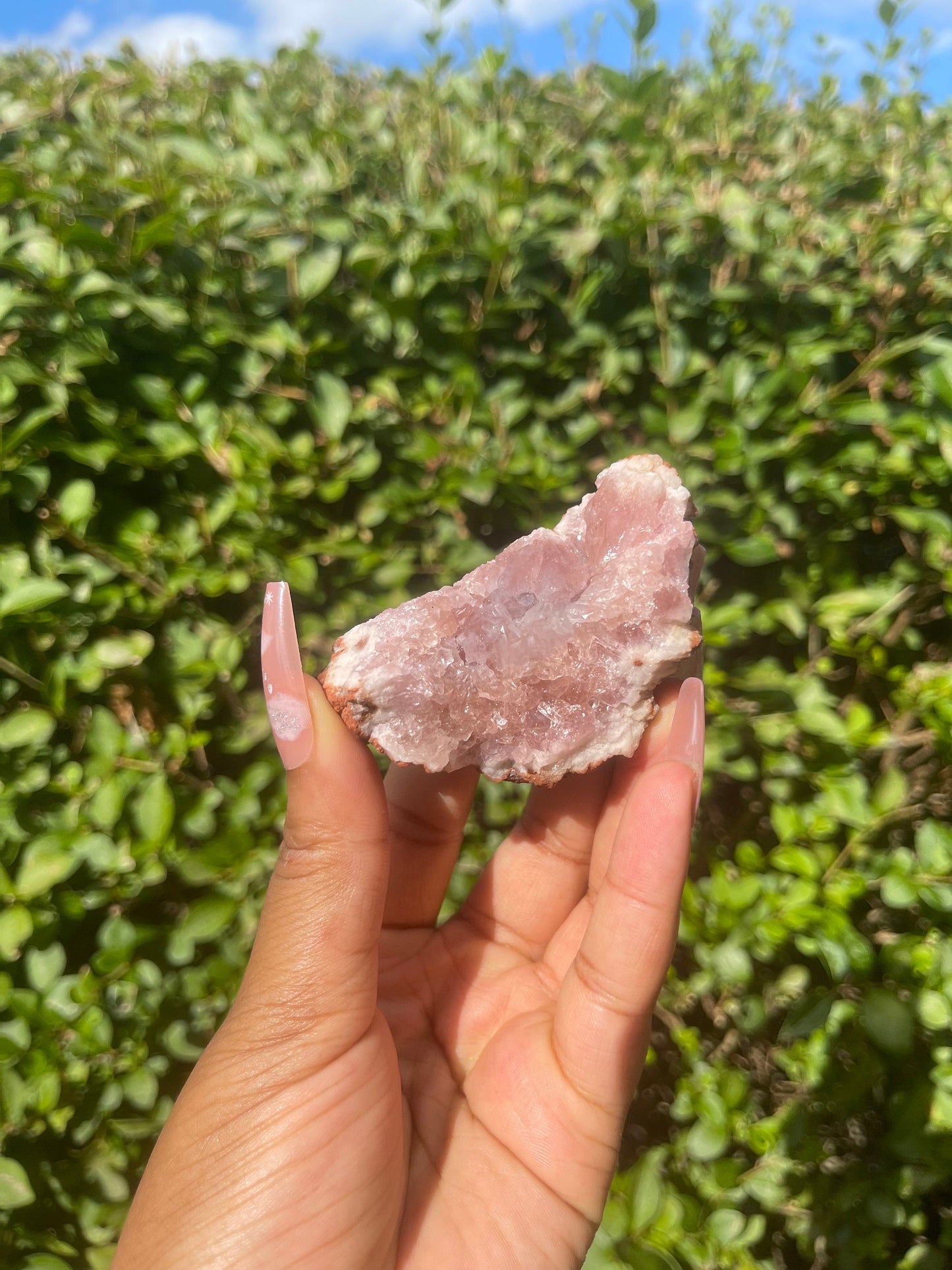 Rare Pink Amethyst Geode, Pink Amethyst Cluster, Healing Crystals, Chakra Healing Stone, Natural Raw Pink Amethyst, Gemstones, Crystal Gifts