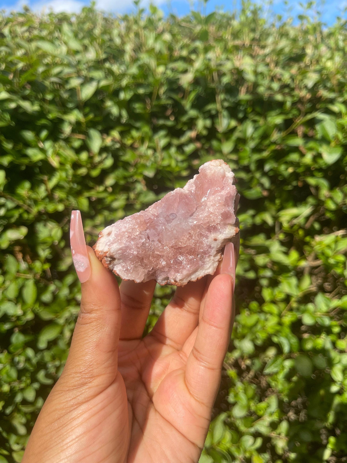 Rare Pink Amethyst Geode, Pink Amethyst Cluster, Healing Crystals, Chakra Healing Stone, Natural Raw Pink Amethyst, Gemstones, Crystal Gifts