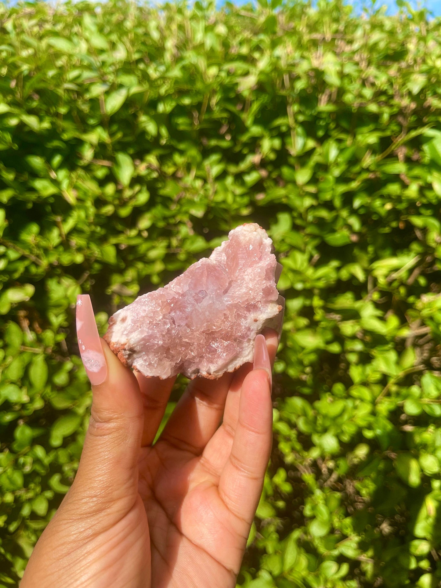 Rare Pink Amethyst Geode, Pink Amethyst Cluster, Healing Crystals, Chakra Healing Stone, Natural Raw Pink Amethyst, Gemstones, Crystal Gifts