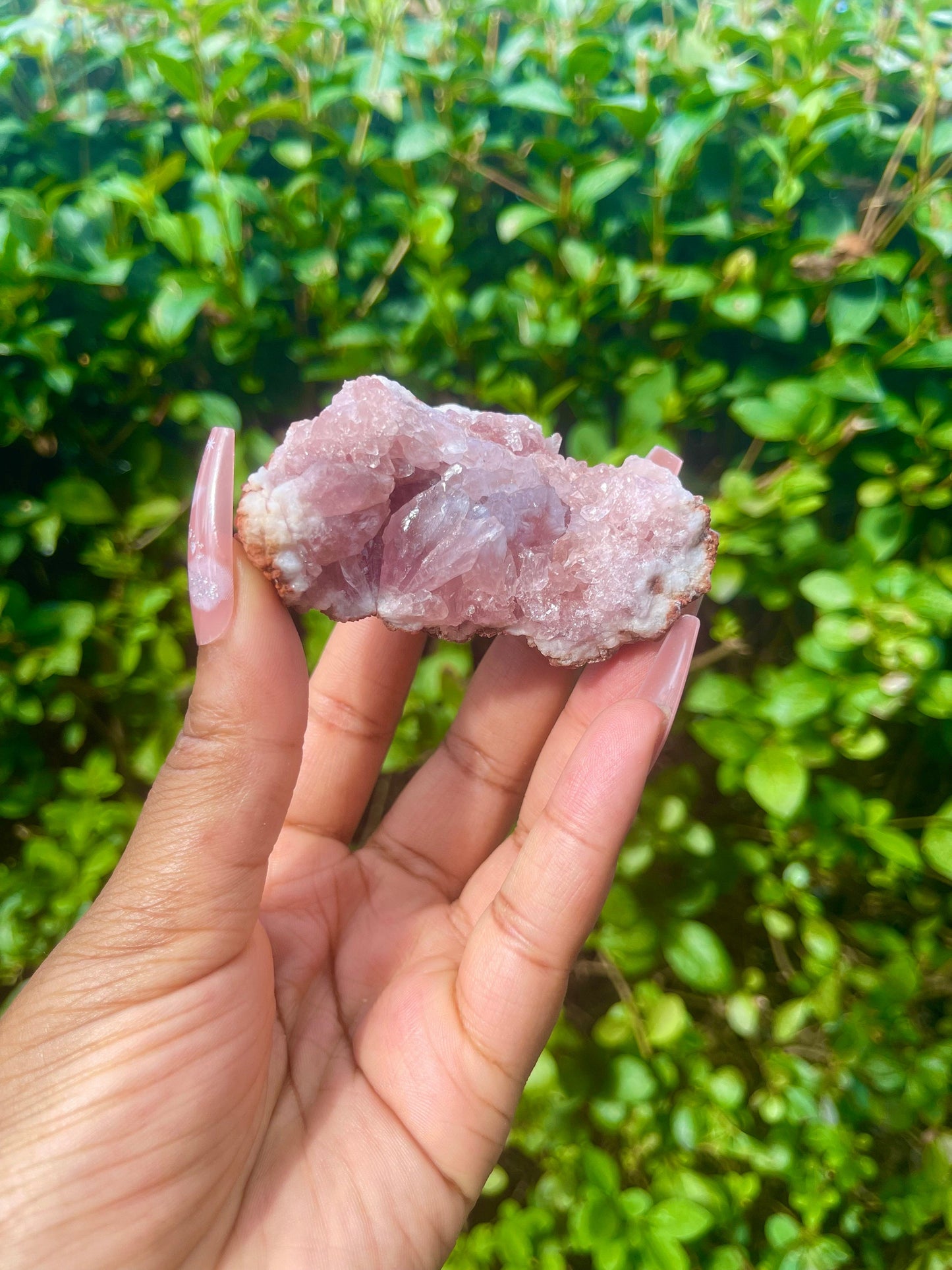 Rare Pink Amethyst Geode, Pink Amethyst Cluster, Healing Crystals, Chakra Healing Stone, Natural Raw Pink Amethyst, Gemstones, Crystal Gifts