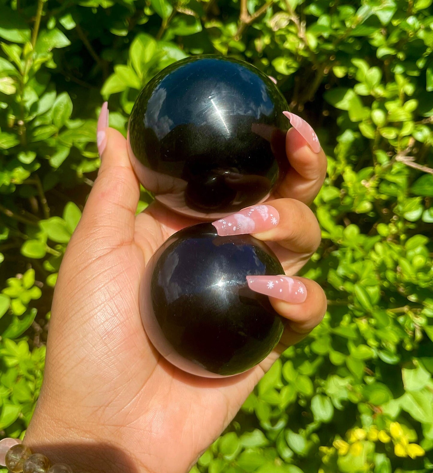 Obsidian Sphere, Home Protection, Healing Crystal, Energy Cleansing, Negative Chakra Energy, Spiritual WellBeing, Meditation Aid, Home Decor