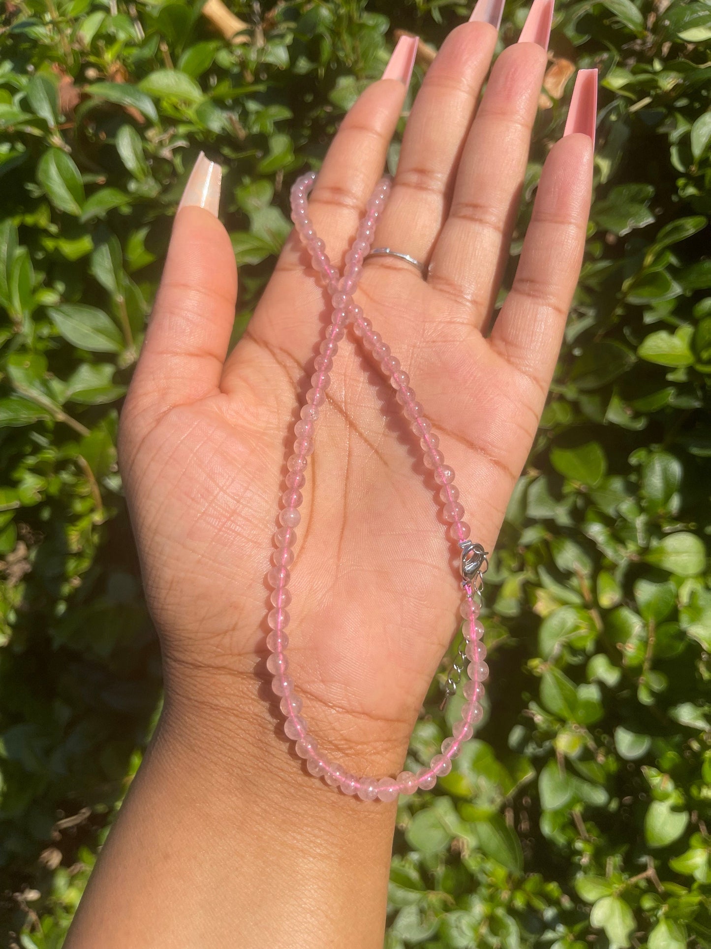 Strawberry Quartz Necklace