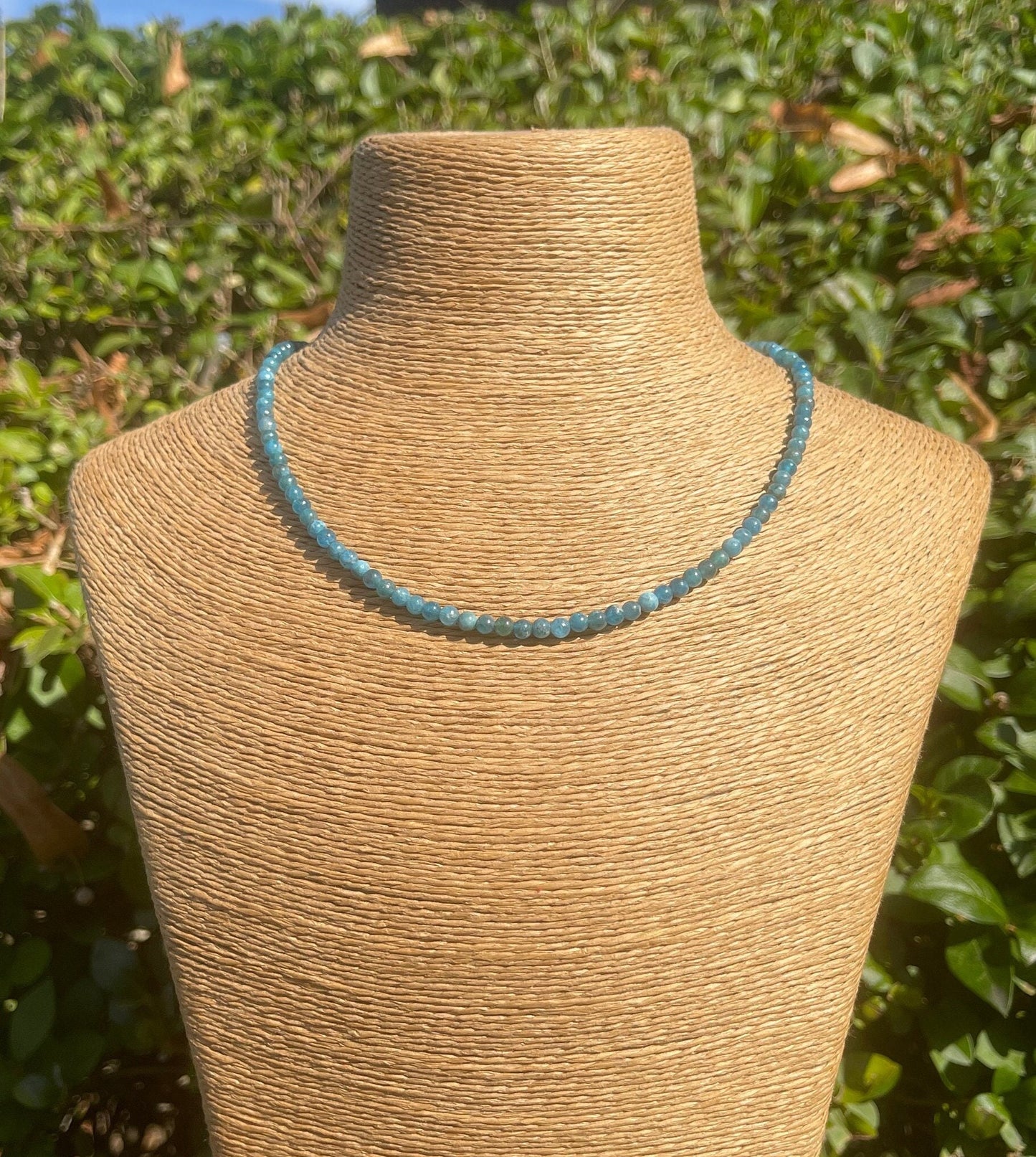 Blue Apatite Necklace