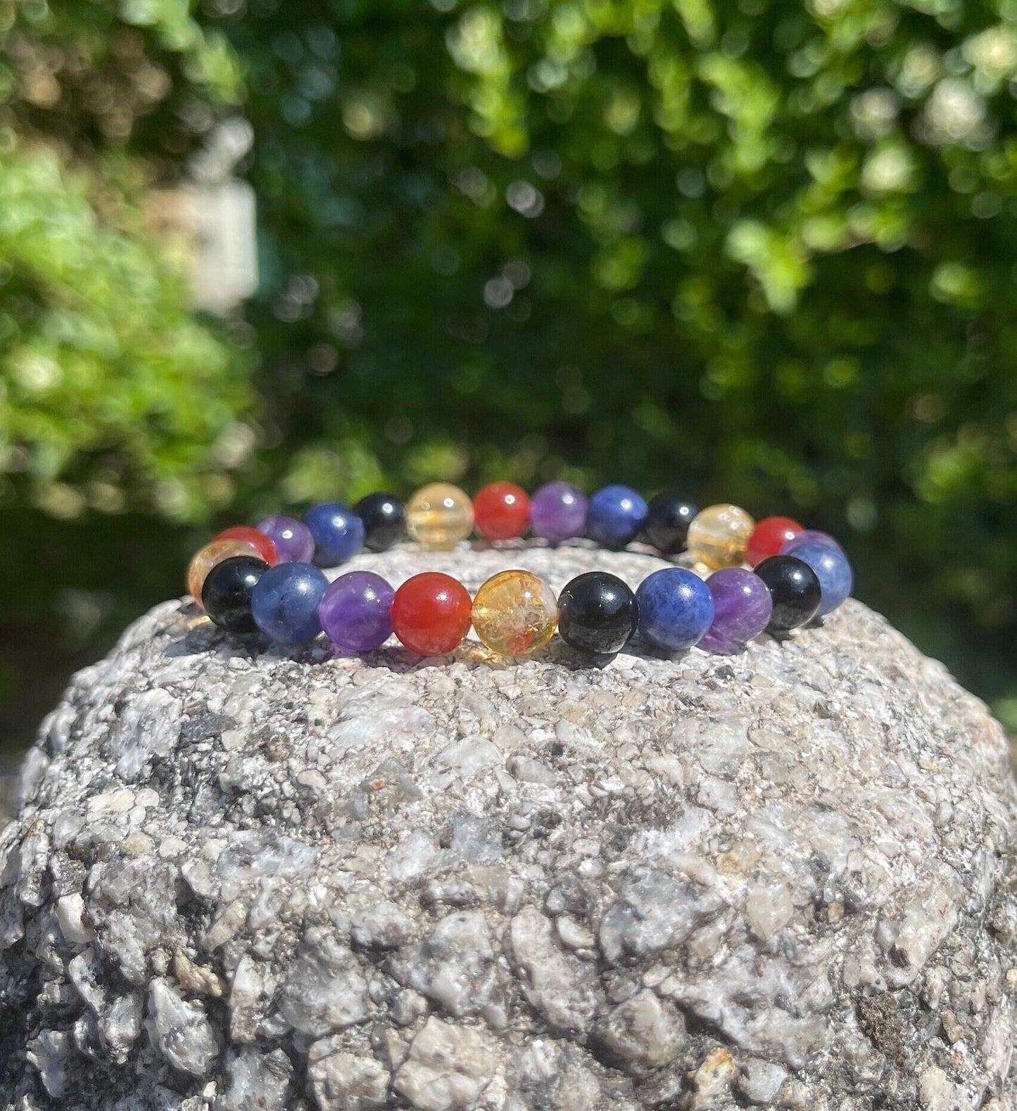 Irritable Bowel Syndrome Bracelet, IBS Support Bracelet, Healing Crystals, Bowel Relief, Gemstone Bracelets, 6mm, 8mm, Natural Chakra Stones