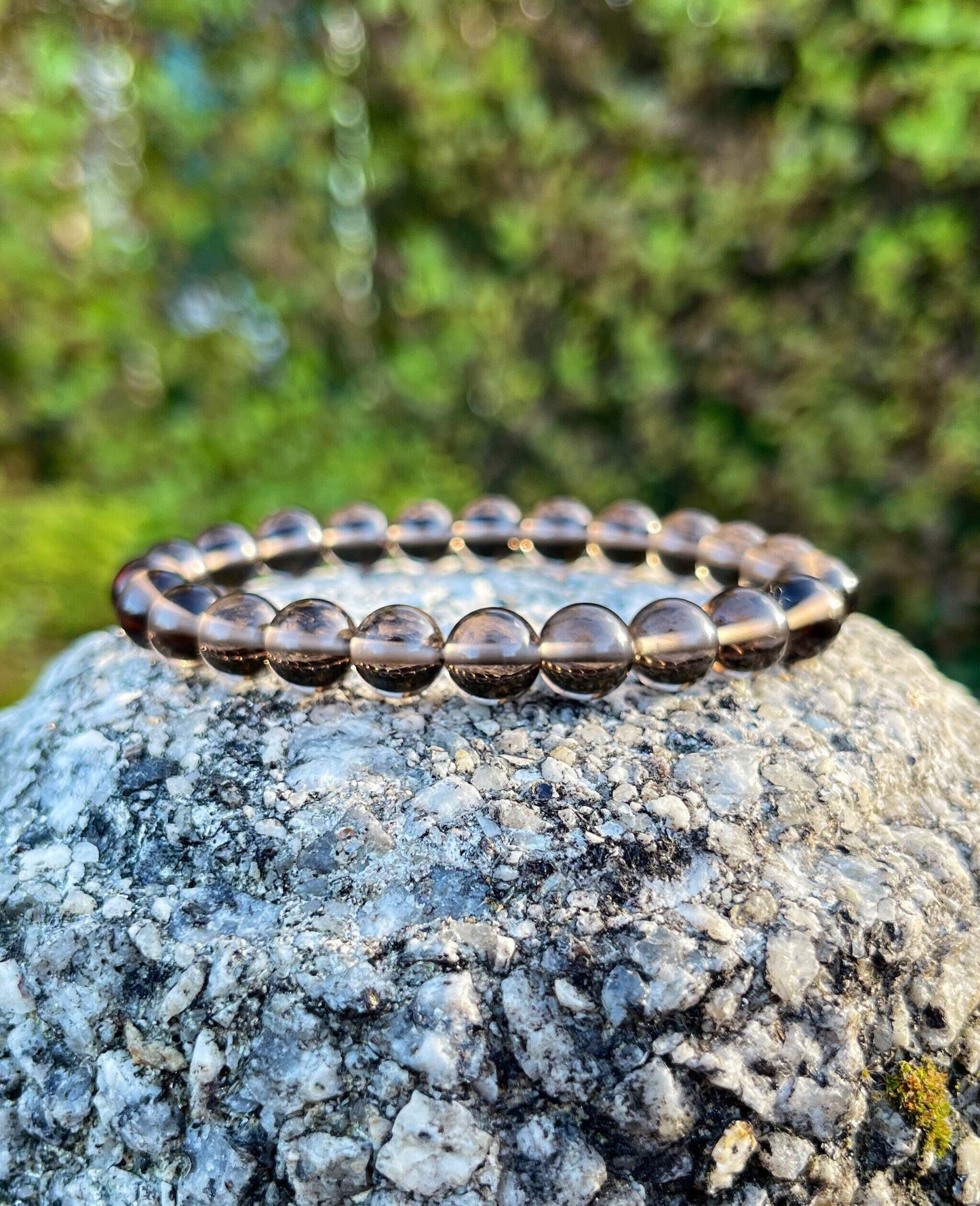 Smokey Quartz Bracelet, Beaded Bracelet, Power Gemstones, Chakra Healing, Smokey Quartz Jewelry, Grounding, Manifest, Energy, 6mm, 8mm