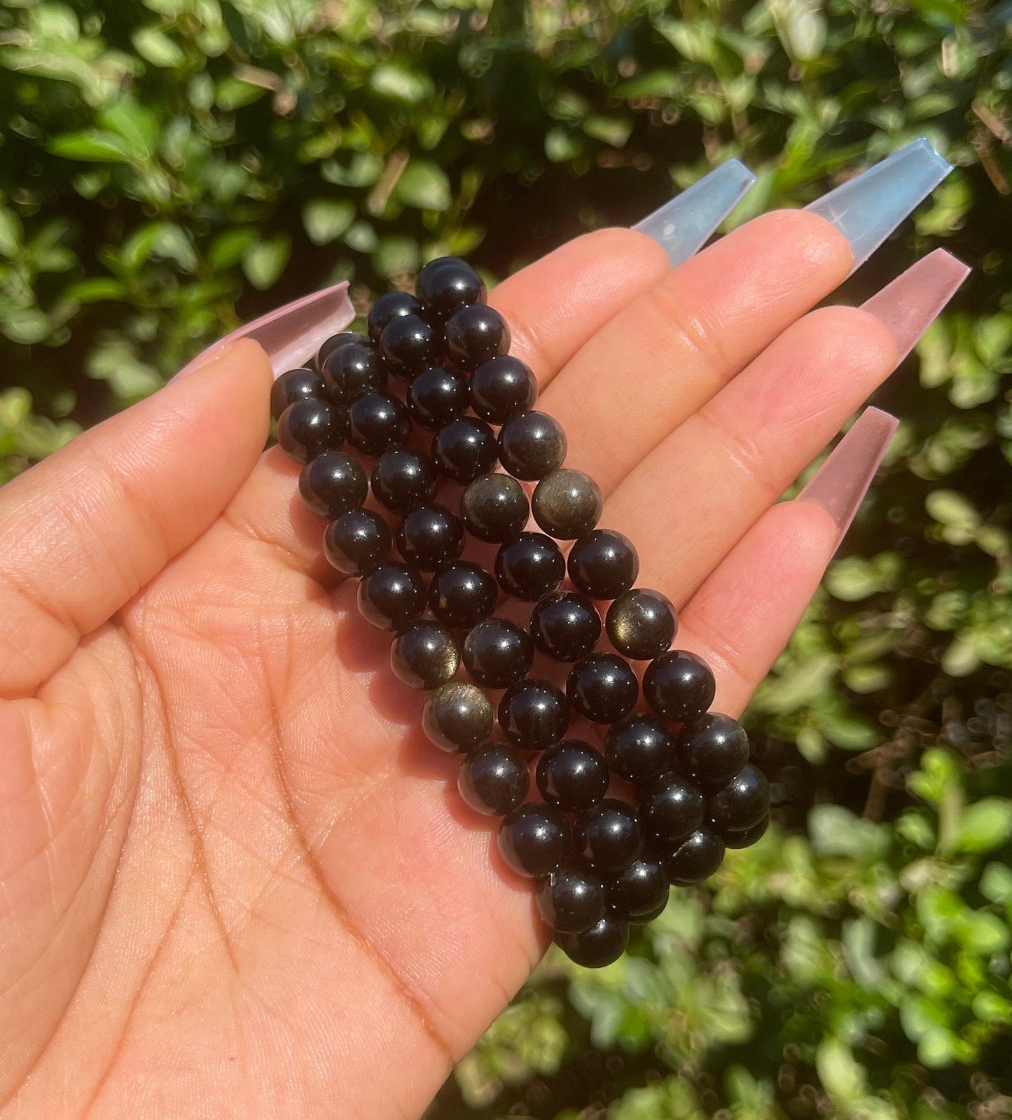 Gold Obsidian Bracelet